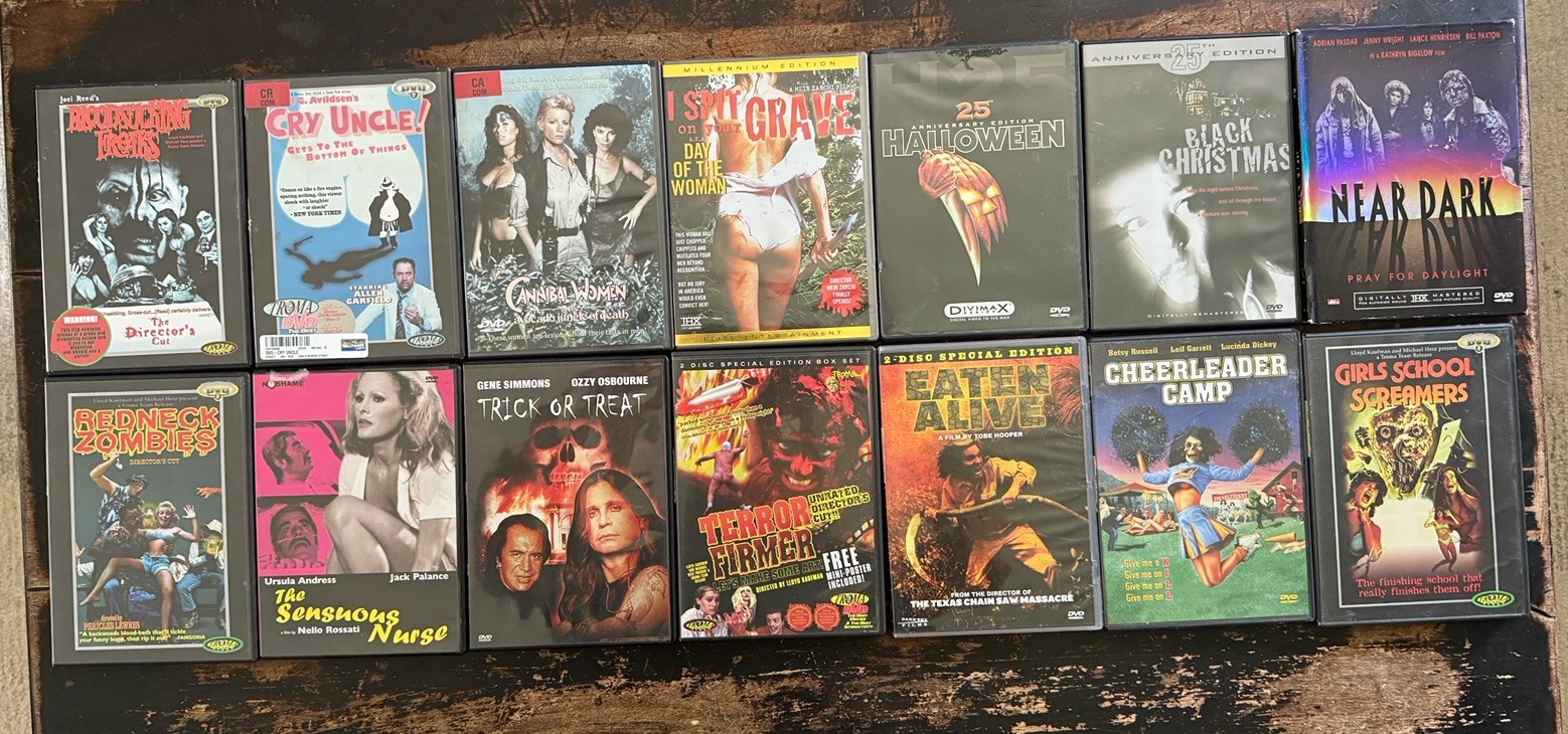Horror And Cult Classic DVD Lot Some Rare Some Not All Great! 14 In All