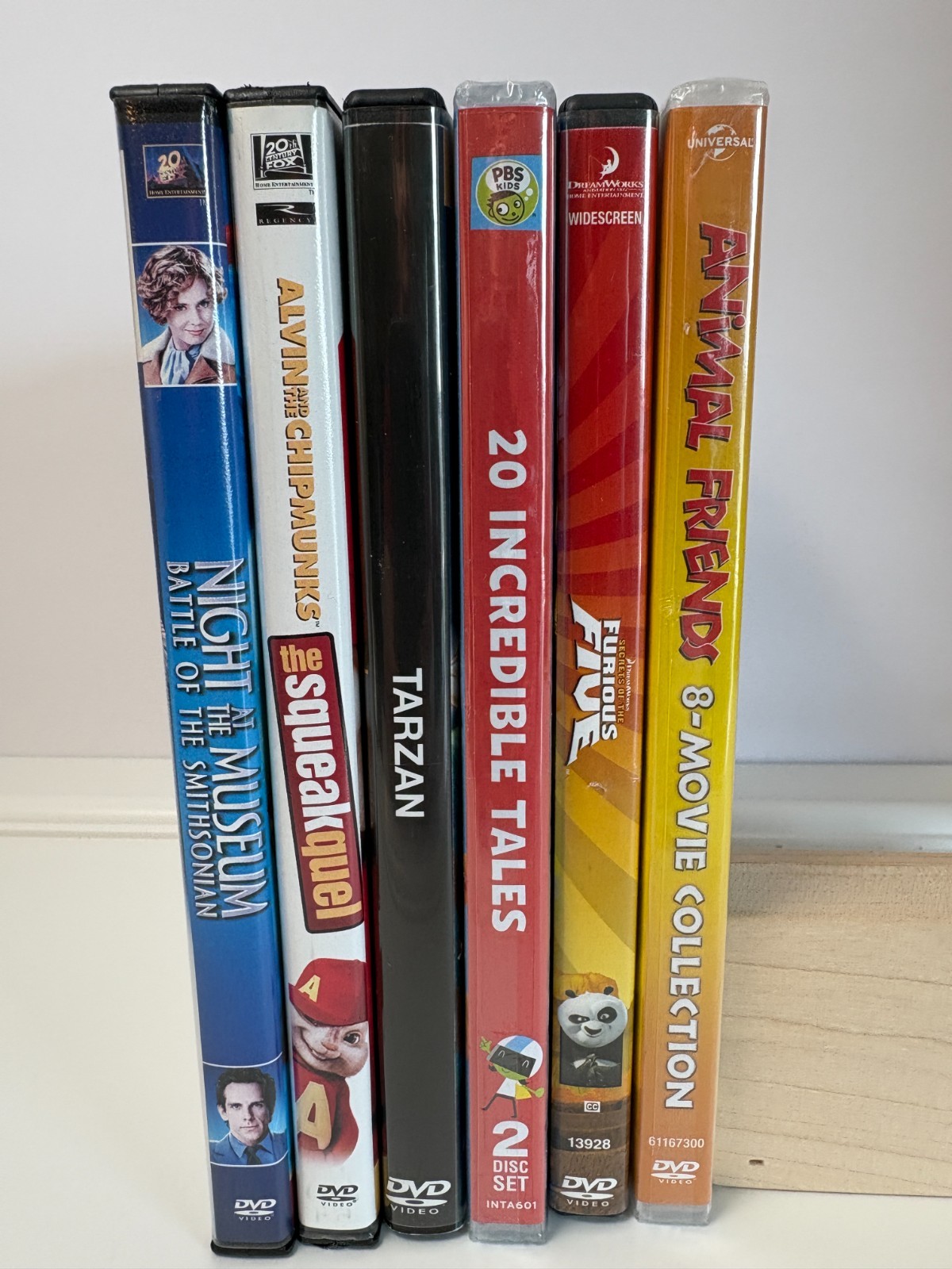 Lot of 6 Kids, Pre-Teen, Disney Included Movies – See Description for Titles
