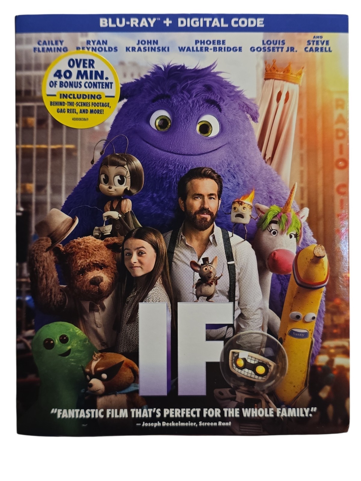 IF – Blu-ray + Digital Code New FREE SHIPPING Ryan Reynolds
