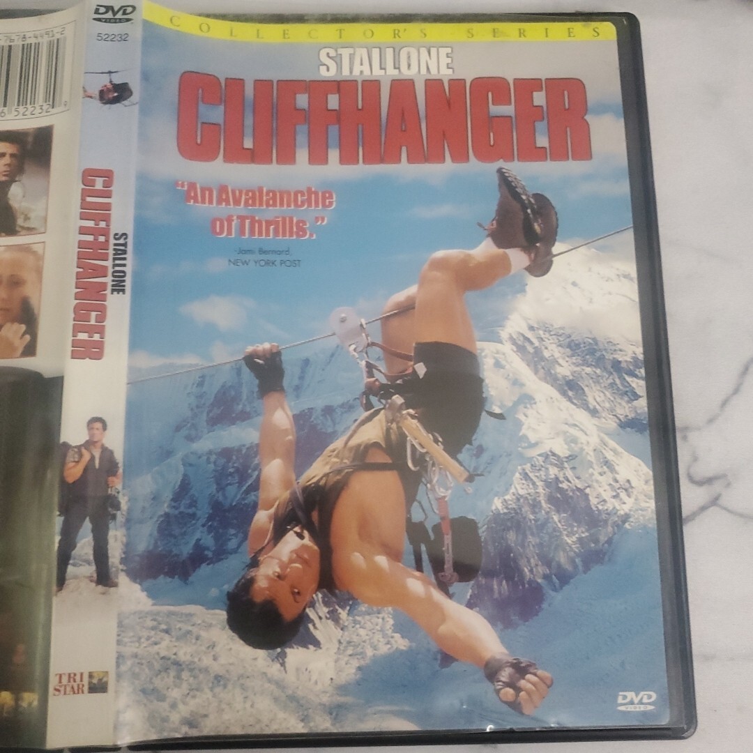 Cliffhanger (DVD, 1993) Complete! GOOD DISC!