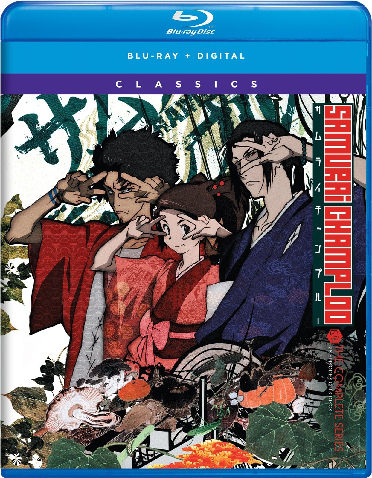 Samurai Champloo Complete Series Mugen Jin Fuu Action Adventure Anime DVD