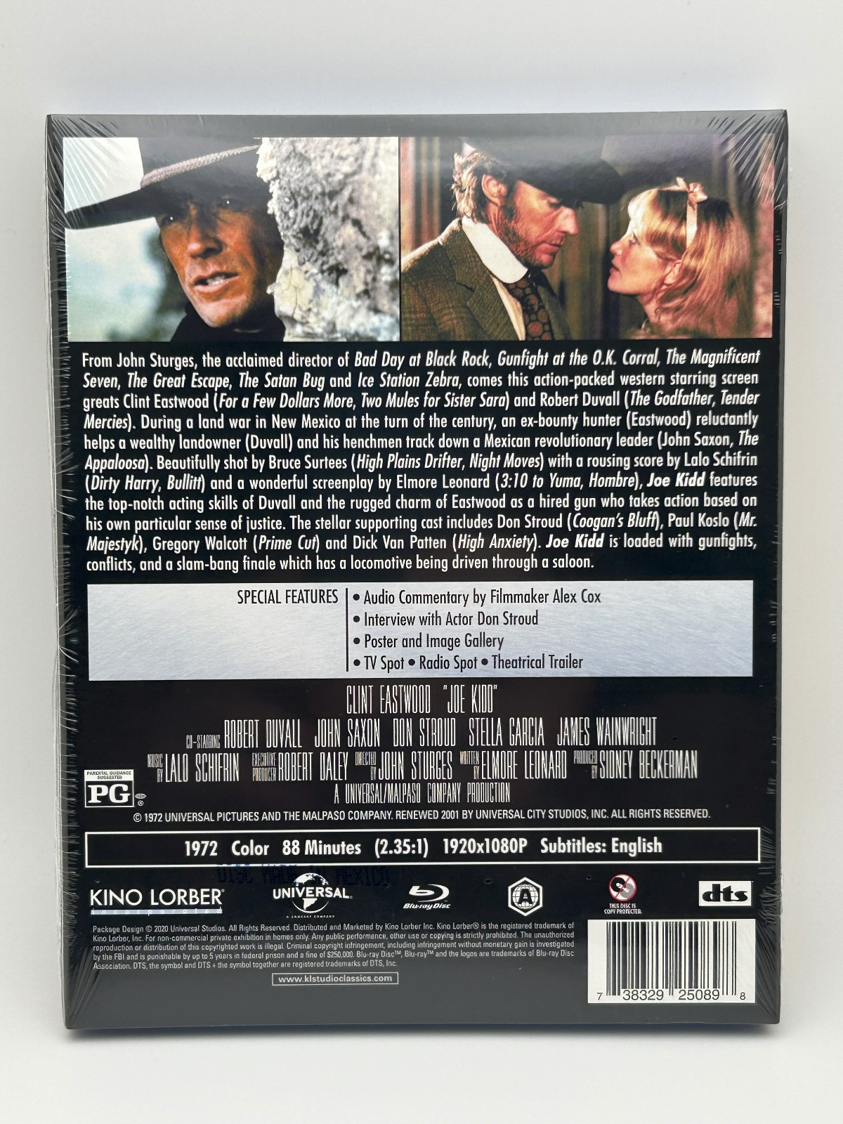 Joe Kidd (1972) Blu-ray w/ Slipcover Clint Eastwood Robert Duvall Western NEW