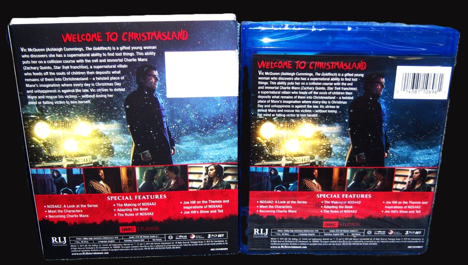 NEW AMC ZACHARY QUINTO NOS4A2 COMPLETE FIRST 1ST SEASON 1 ONE TV BLU RAY 2019