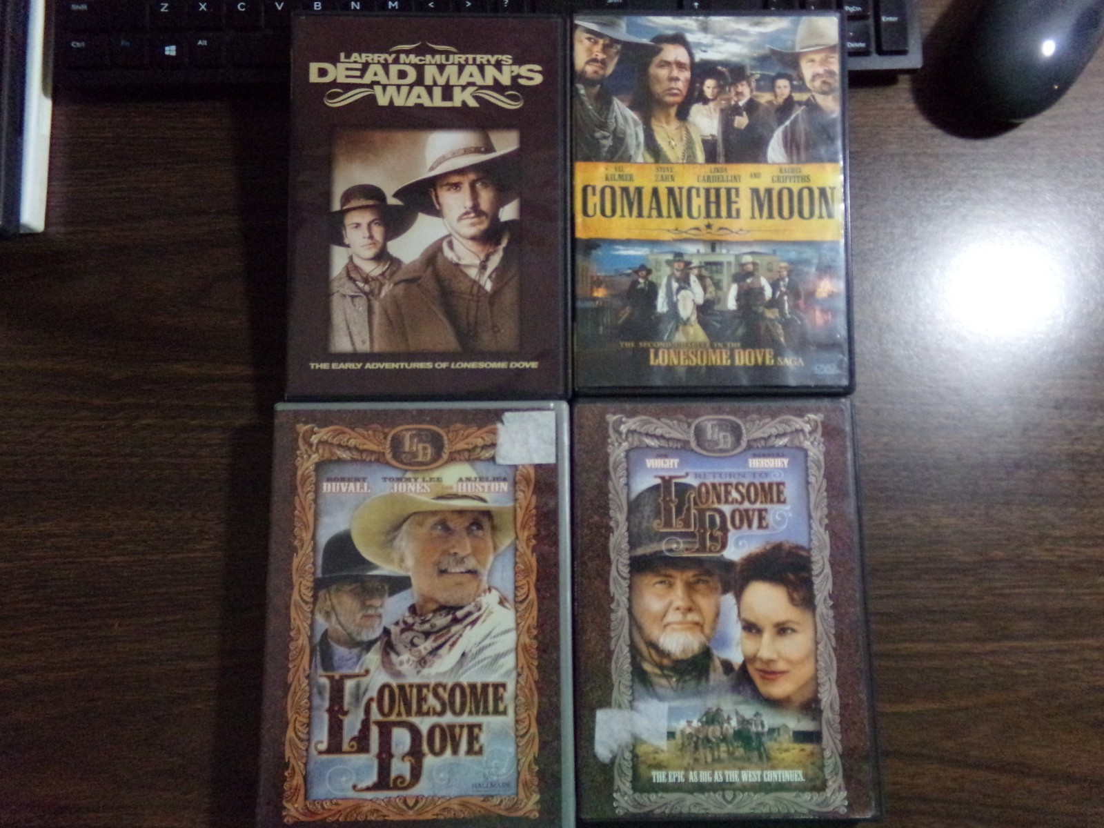 LONESOME DOVE DVD LOT OF 4 ROBERT DUVALL