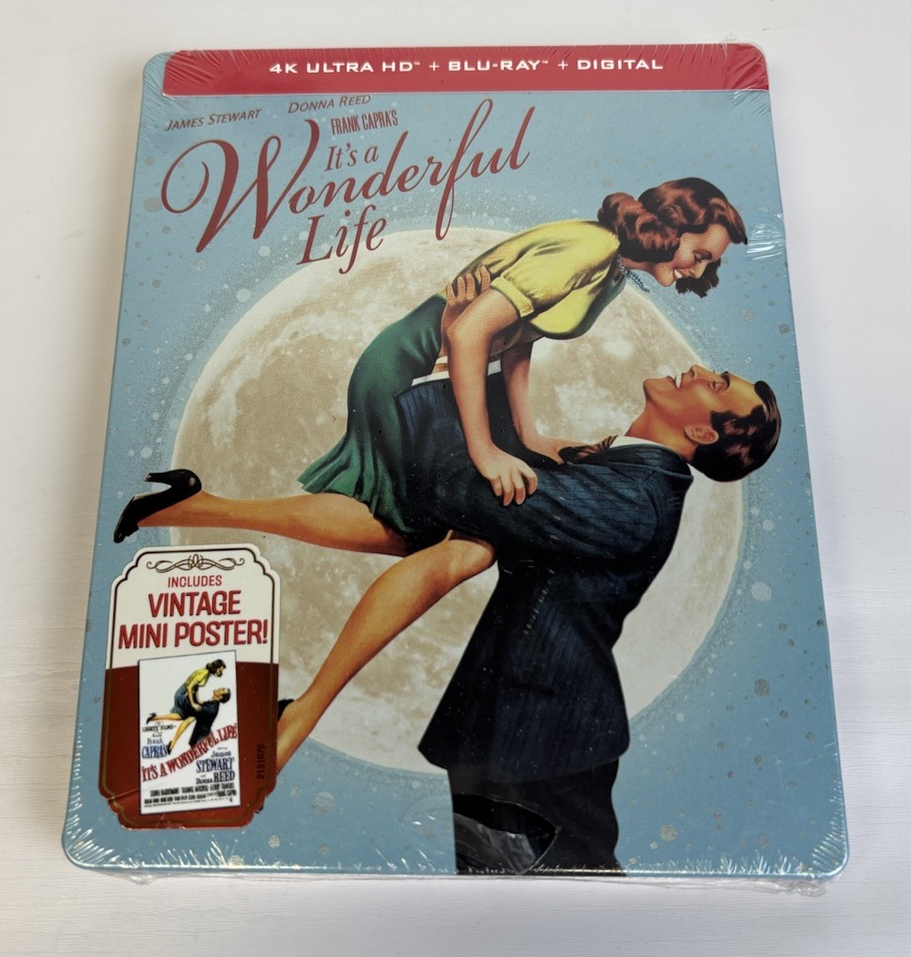 It’s a Wonderful Life – Limited Edition Steelbook 4K Ultra HD Blu-ray New