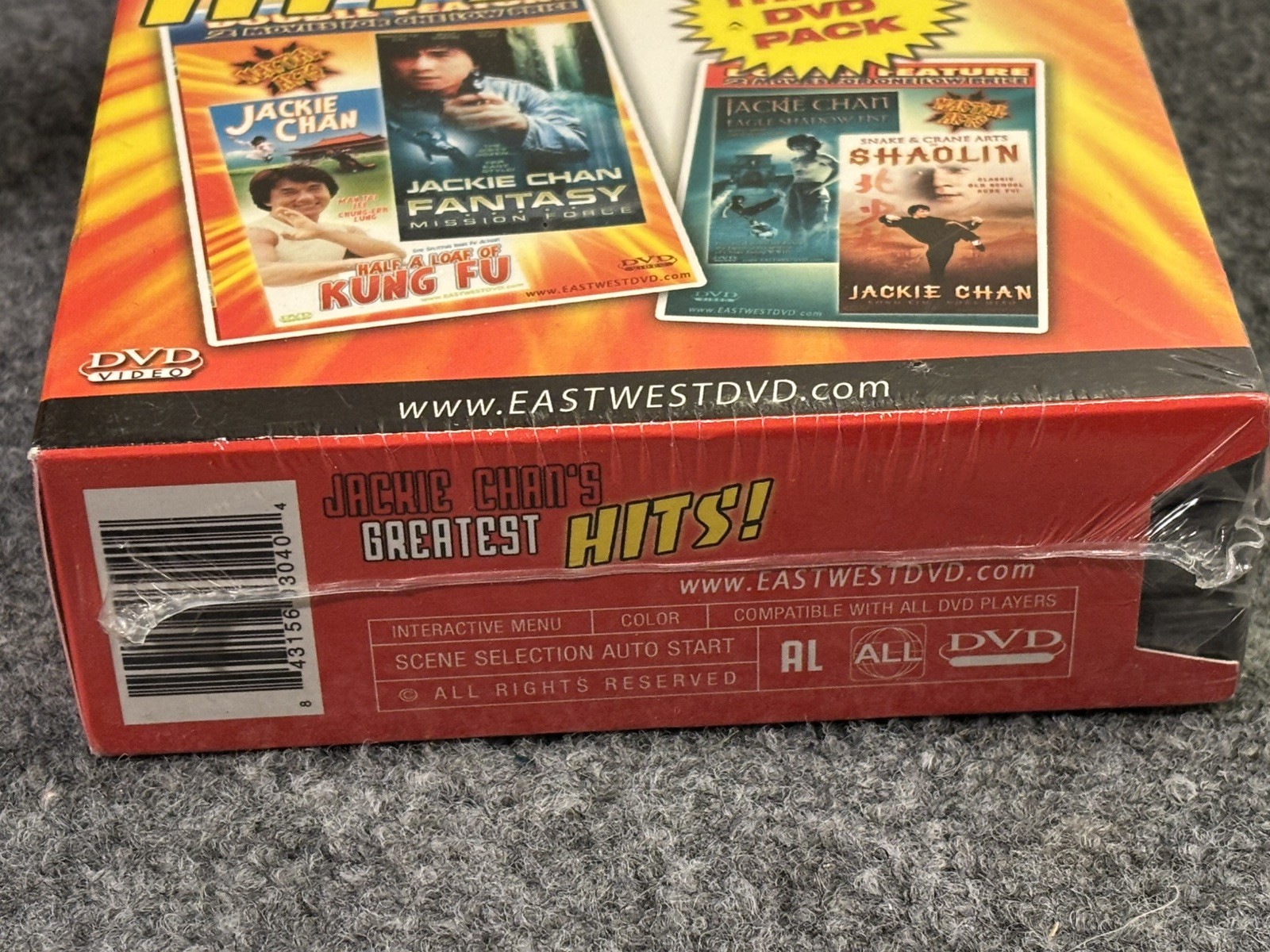 Jackie Chan’s Greatest Hits – Triple DVD Pack (6 Movies) – New Sealed