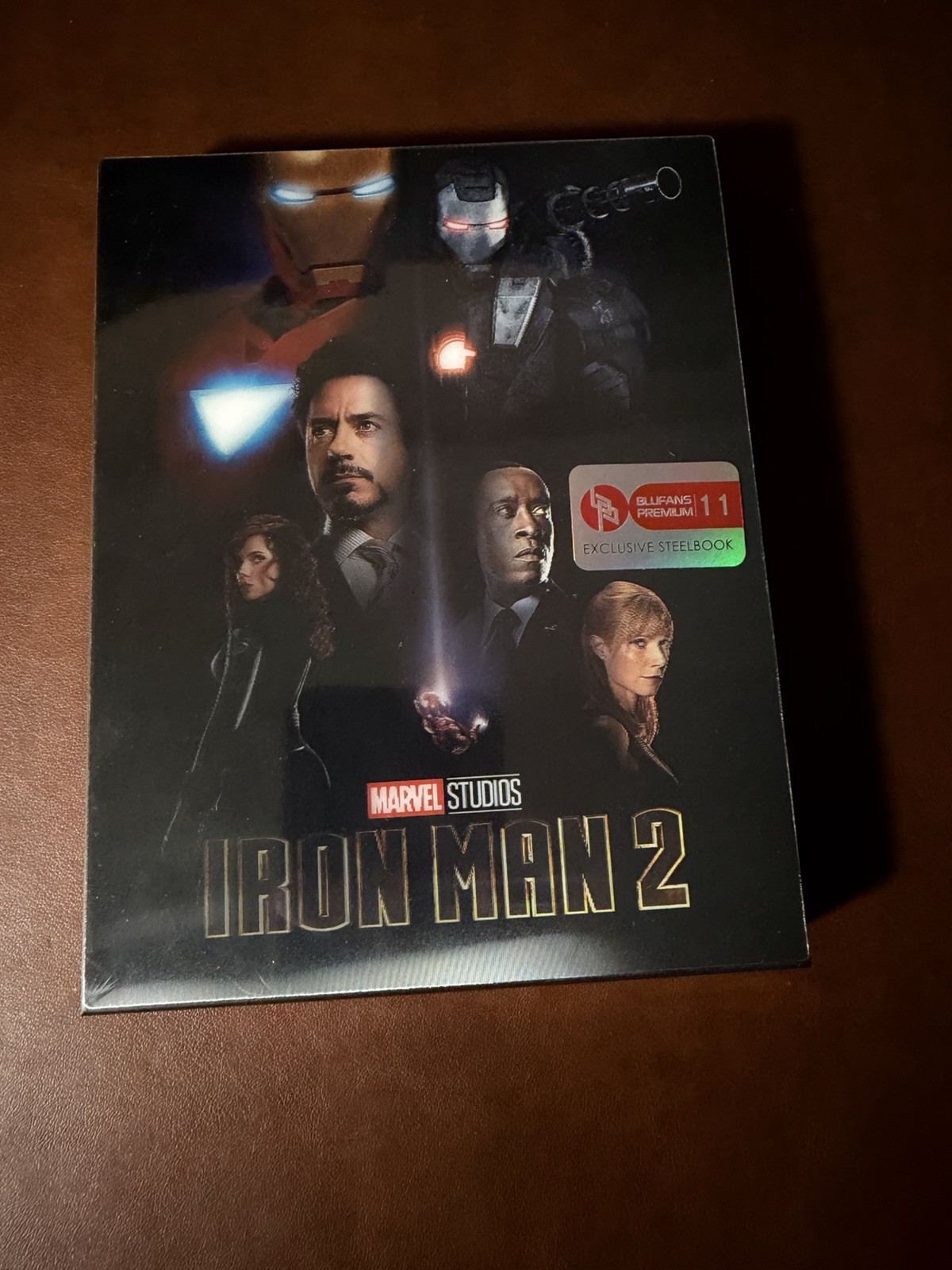 Iron Man 2 Blufans Single Lenticular Slip Embossed Steelbook No Discs!