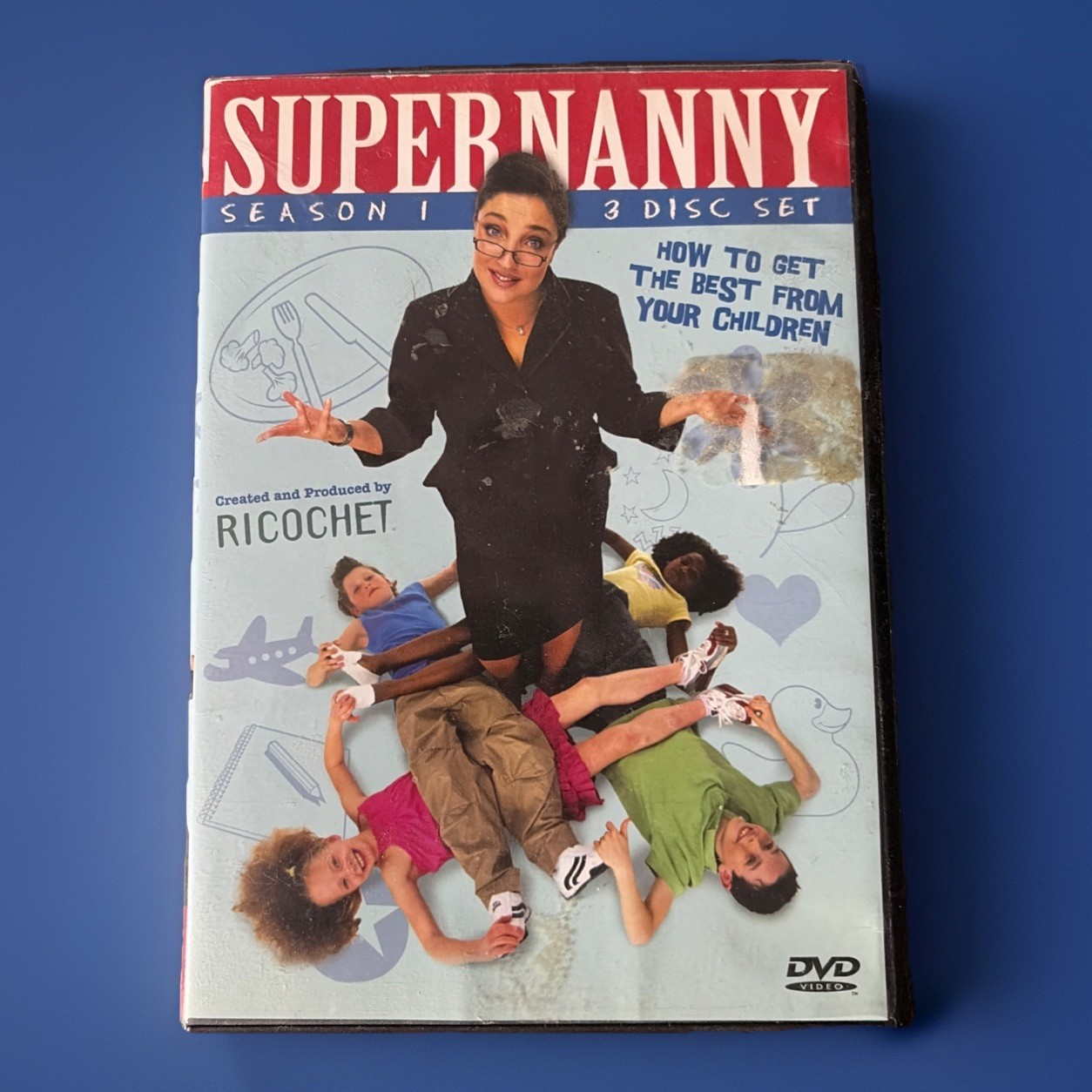 Supernanny Season One 1 (DVD, 2005, 3-Disc Set) Jo Frost British Reality TV