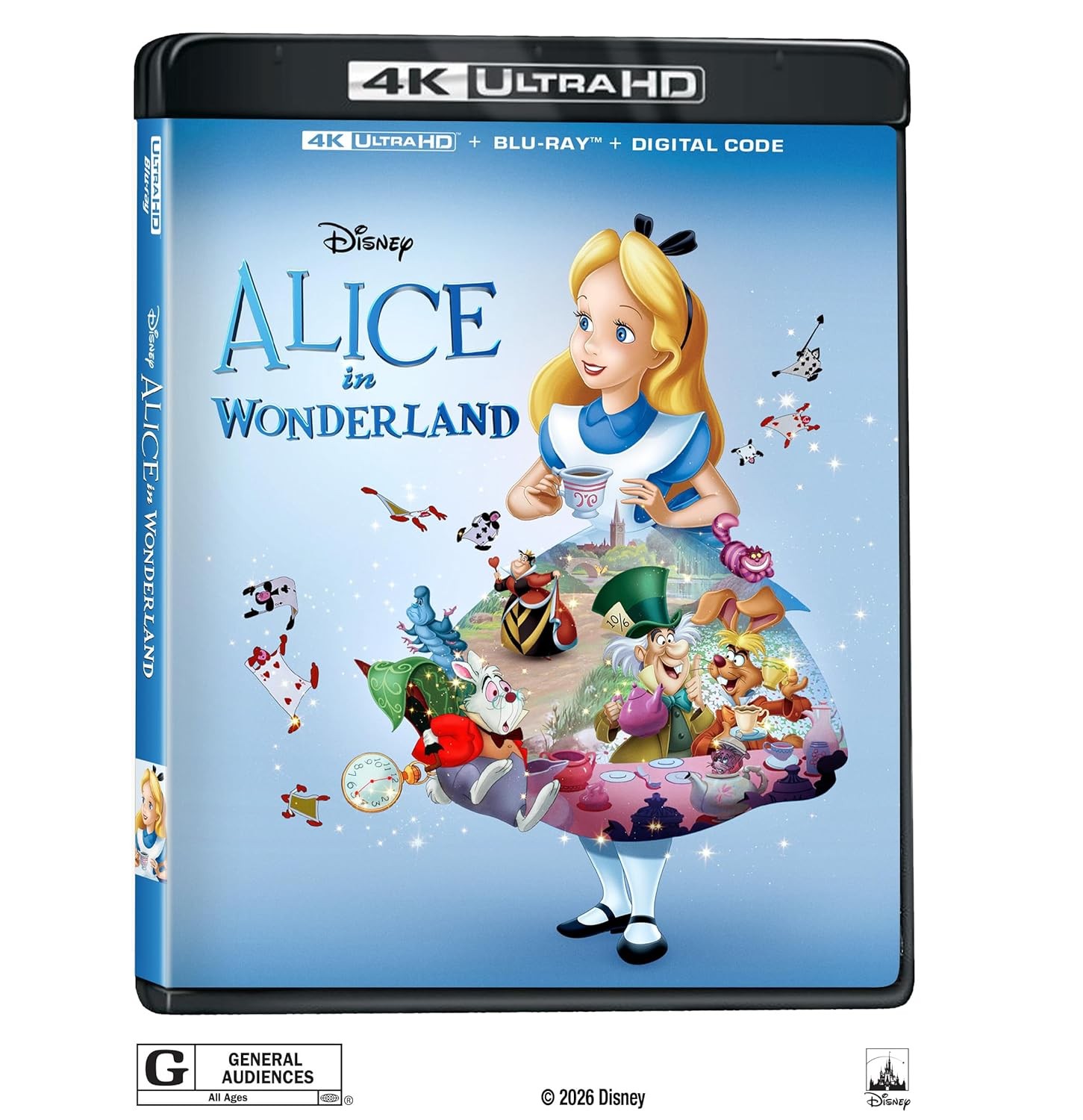 Alice In Wonderland (1951) (4K UHD + Digital) NEW