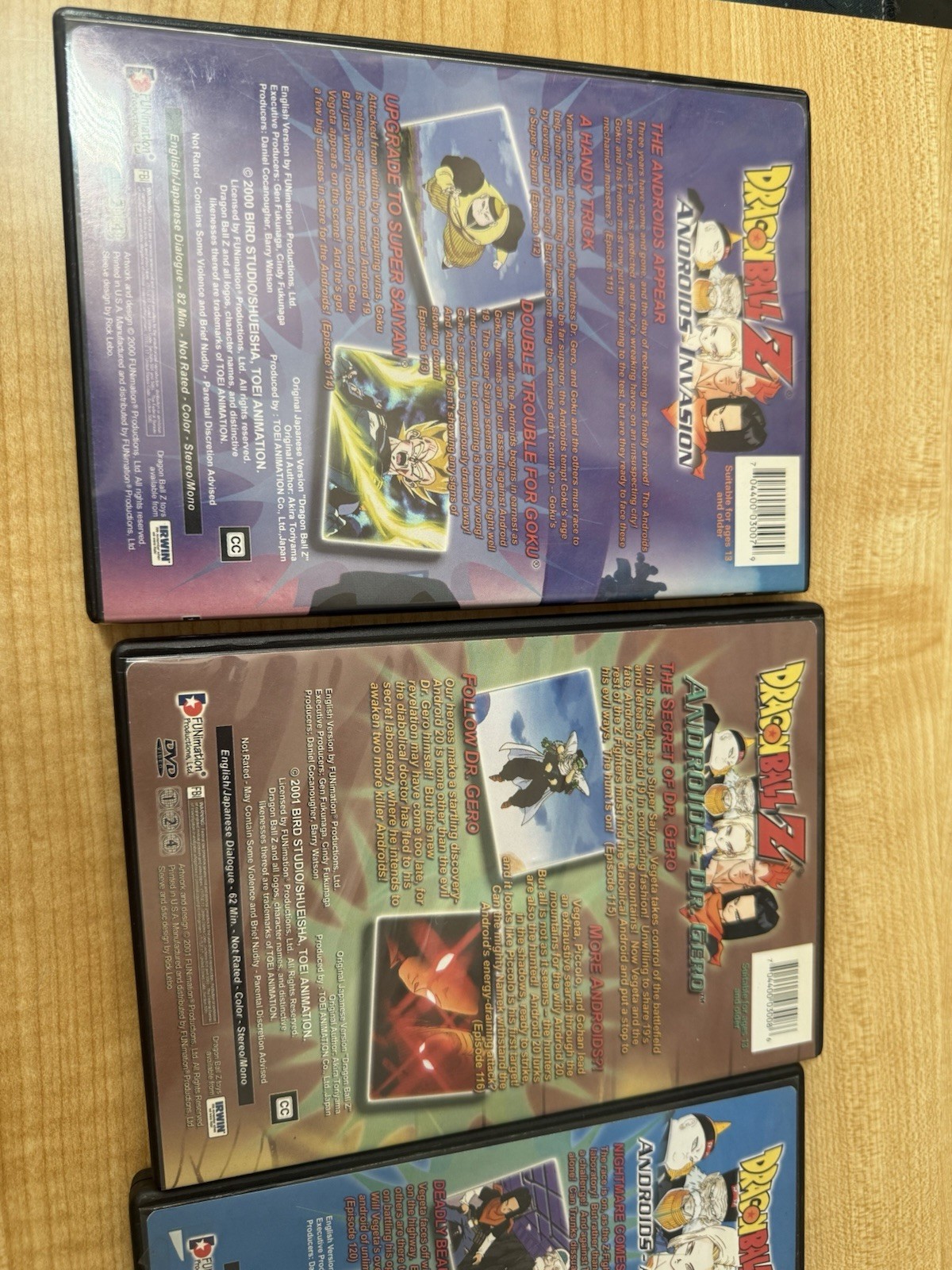 Dragon Ball Z Androids Saga Complete DVD Box Set