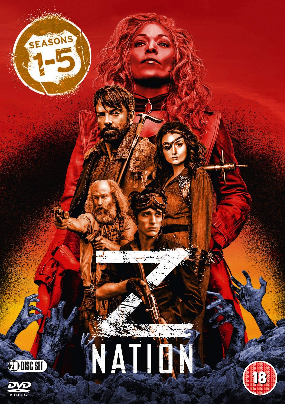 Z Nation: Season 1-2-3-4-5 Box Set (DVD) (UK IMPORT)