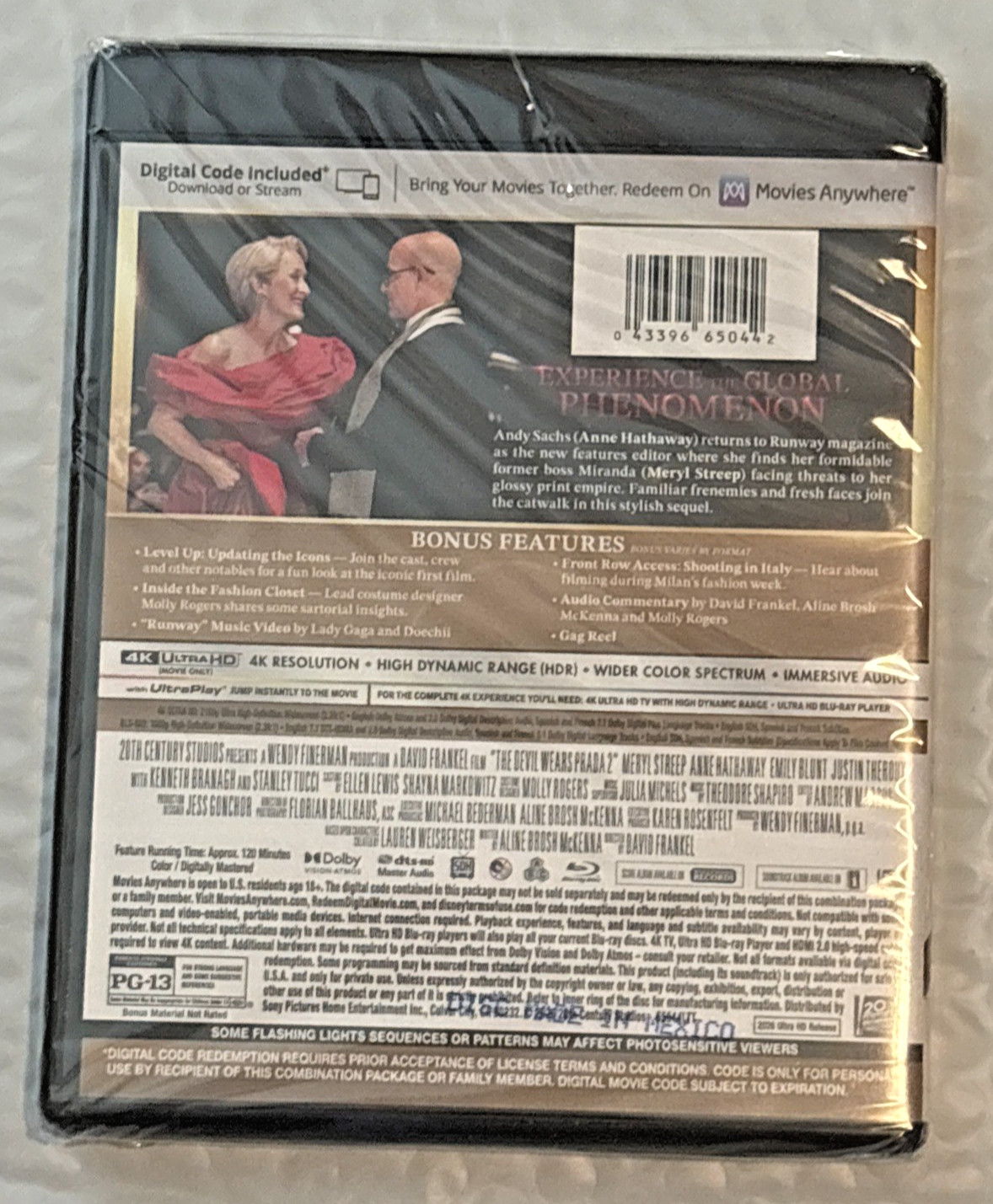 The Devil Wears Prada 2 (4K UHD + Blu-ray) – No Digital Code