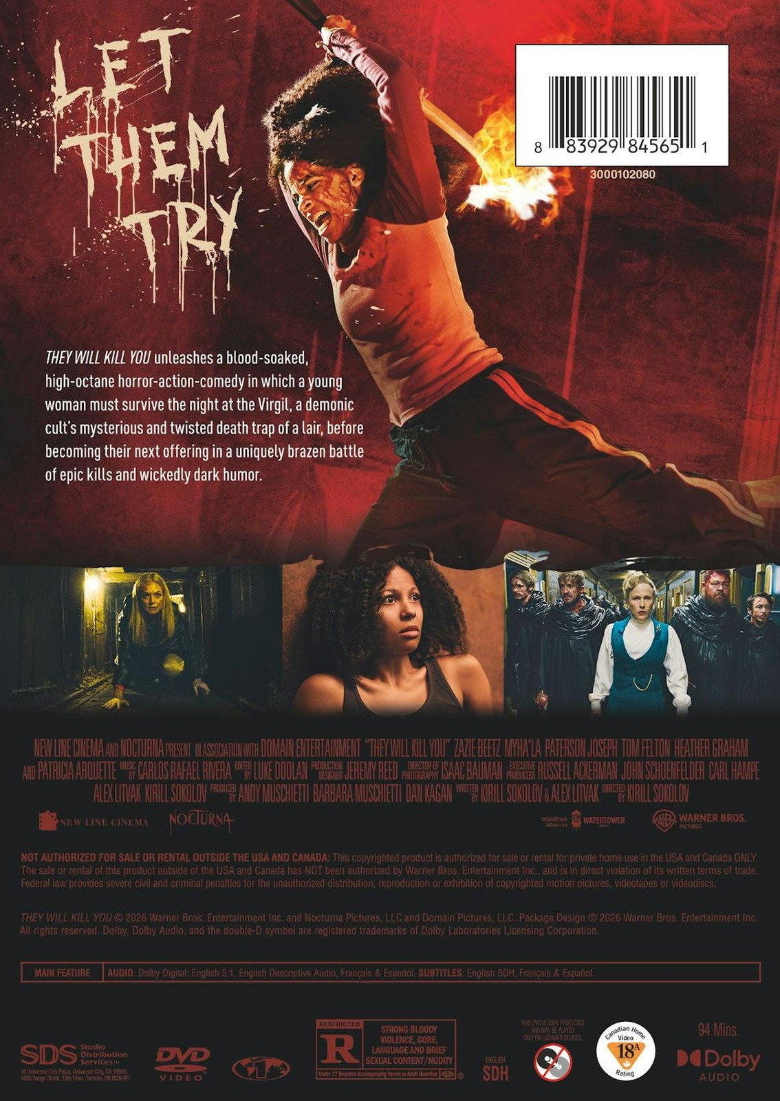 They Will Kill You DVD NEW