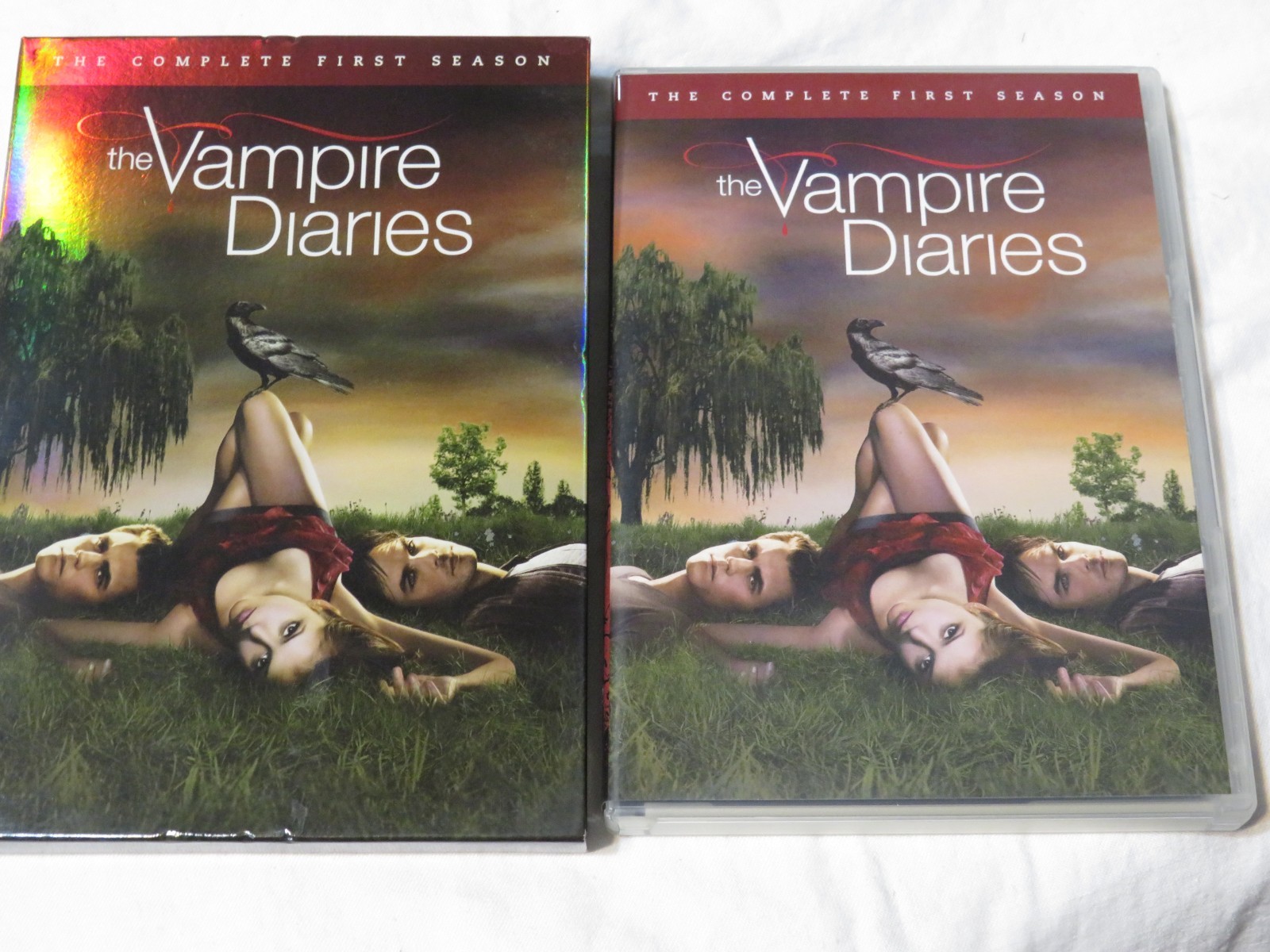 The Vampire Diaries: the Complete First Season (DVD) comes with slip cover