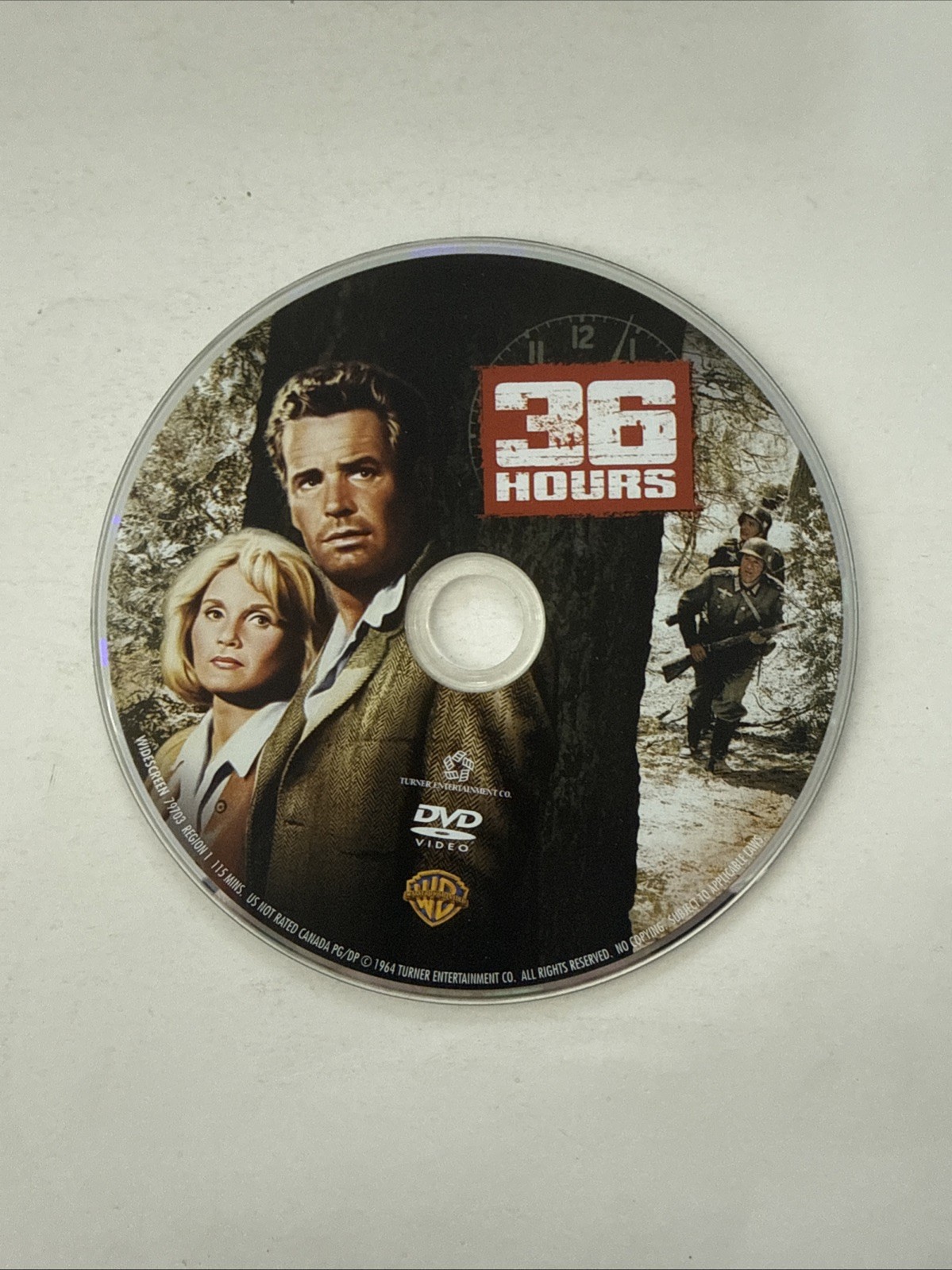 36 Hours DVD (1965) James Garner, Eva Marie Saint, Rod Taylor WWII Thriller