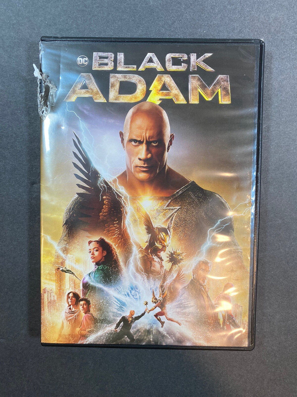 Black Adam DVD ***CASE AND ART DAMAGED***DISC BRAND NEW