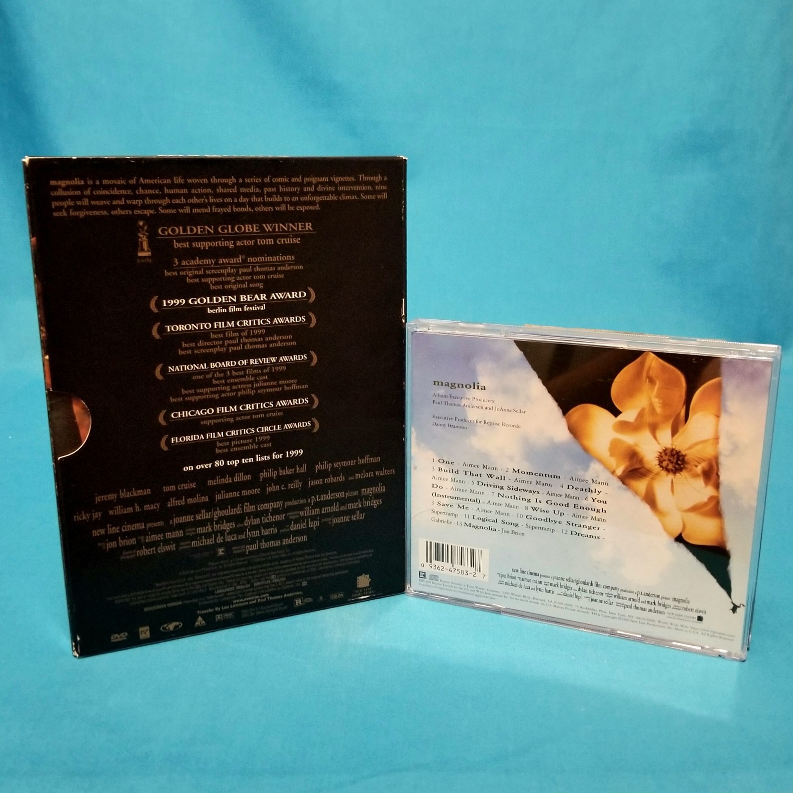 Magnolia 1999 2 Disc Platinum Series DVD + Music Soundtrack CD TESTED Aimee Mann