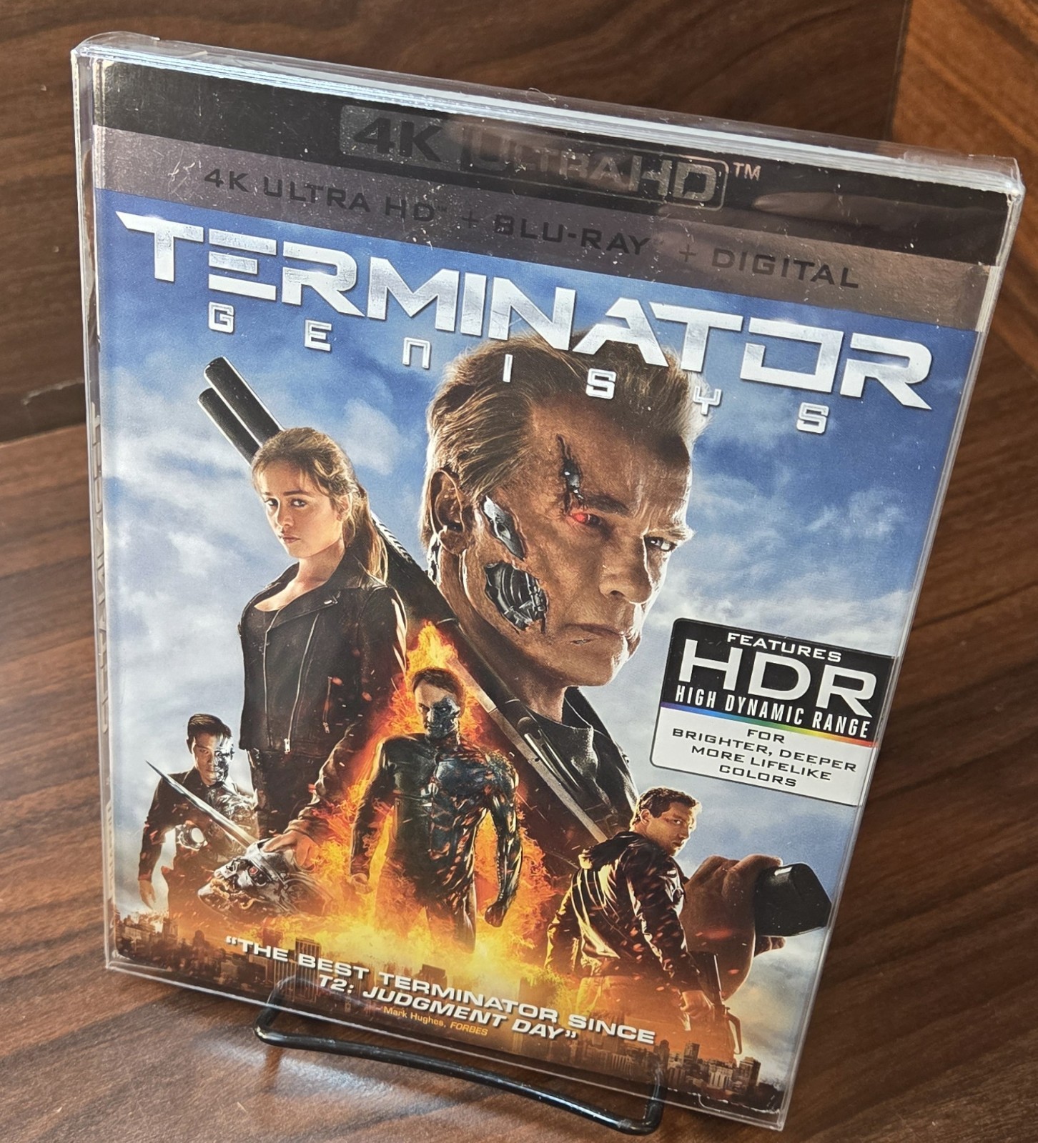 Terminator Genisys (4K/Blu-ray) SLIPCOVER w/PROTECTIVE SLEEVE-NEW- Free SHIPPING