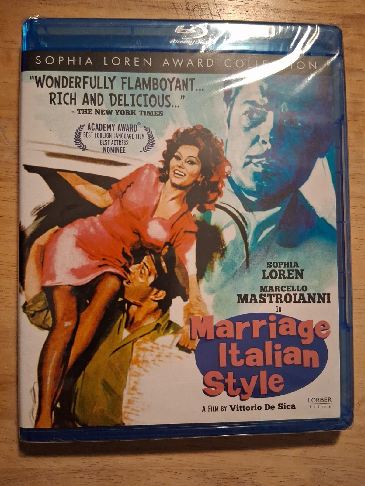 Sophia Loren Movie and Book Lot Marriage Italian Style Blu-ray New Sealed