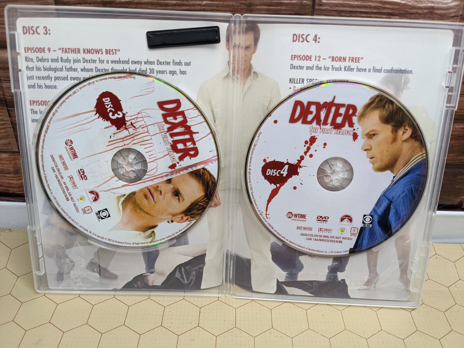 Dexter 3 Season Bundle 1 2 & 3 (DVD 3 Sets 12 DVDs 2007-2009 Showtime Ent)