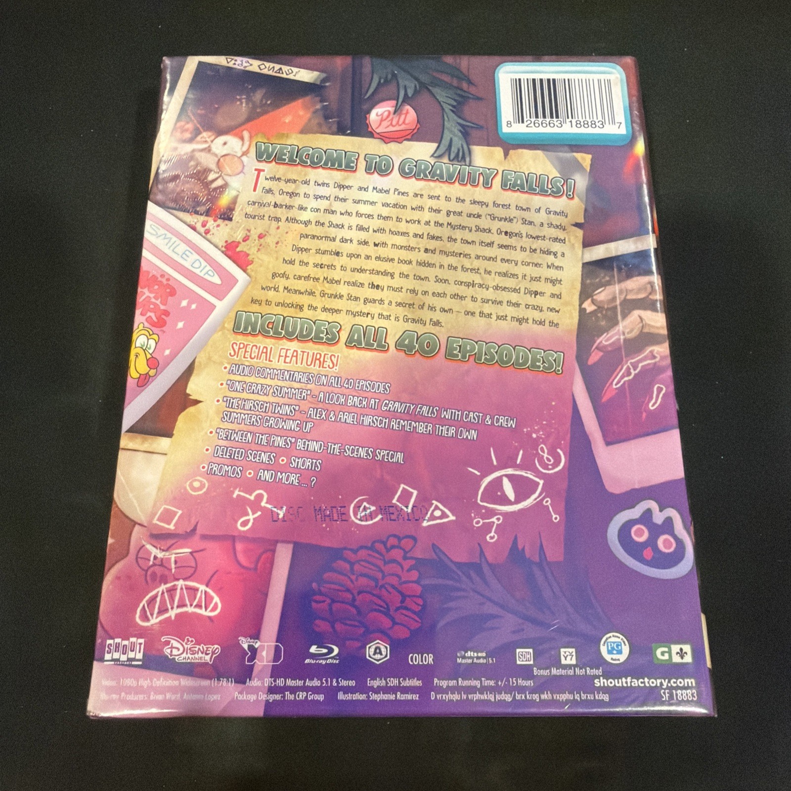 BRAND NEW! Gravity Falls: The Complete Series Blu-ray Collector’s Edition