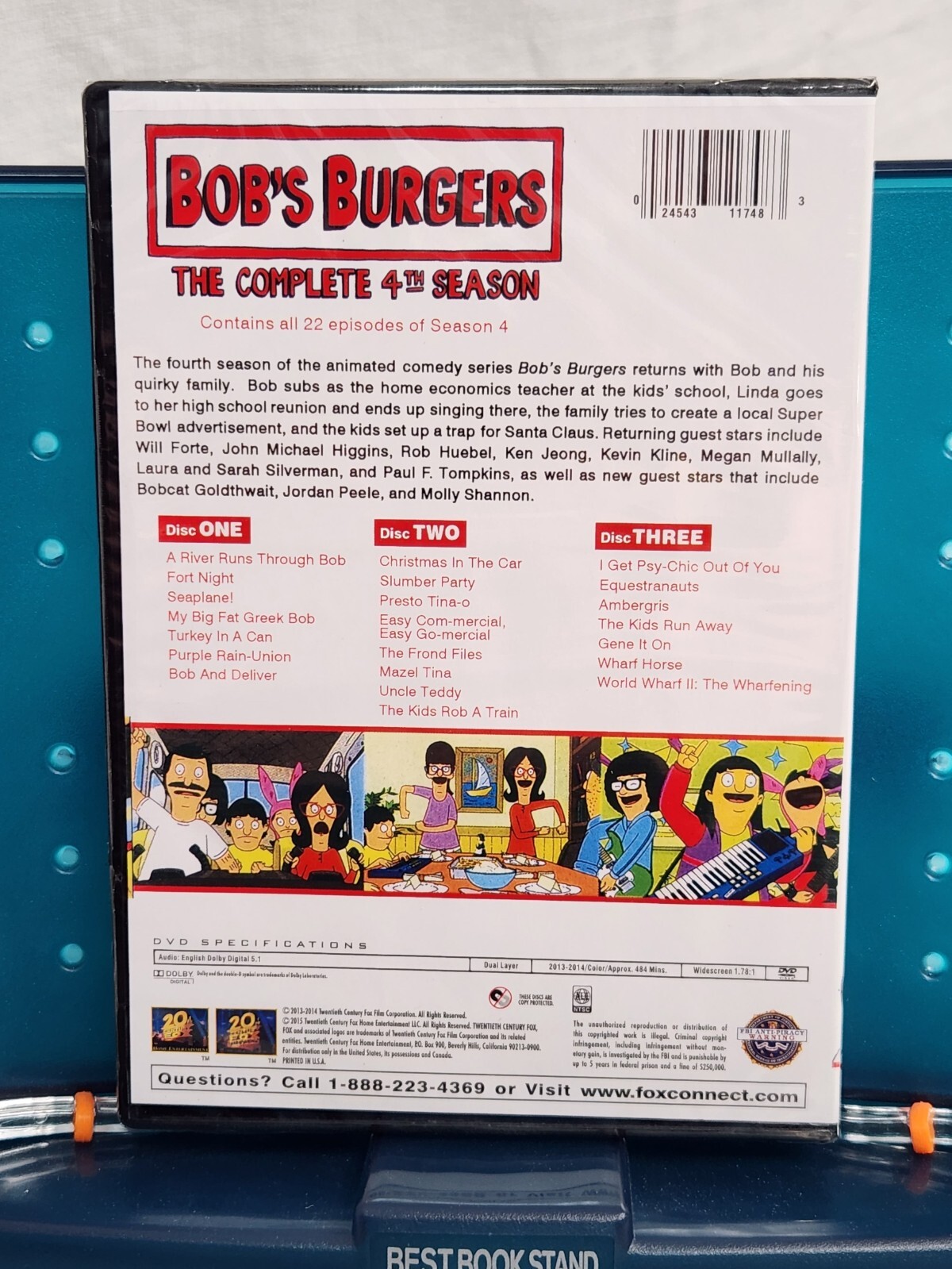 NEW SEALED Bob’s Burgers The Complete 4th Season on DVD