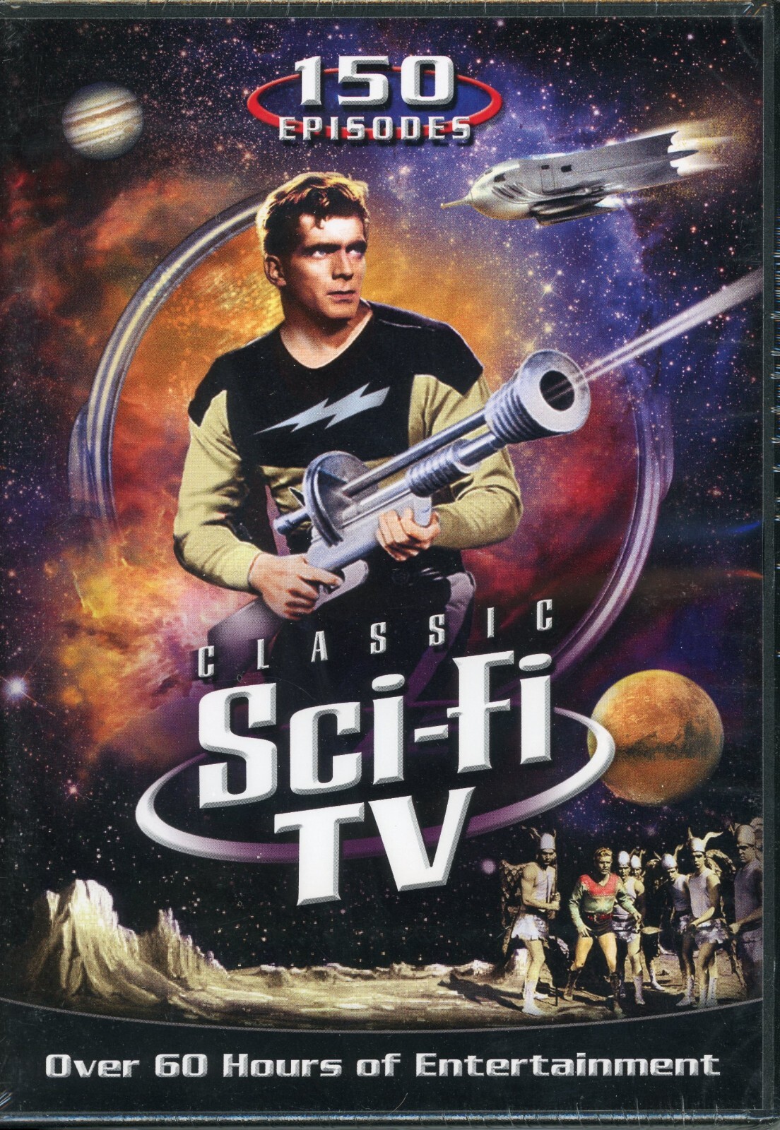 CLASSIC Sci-Fi TV 150 Episodes DVD 12 Disc Set 60 Hrs of Sci-Fi BRAND NEW Sealed