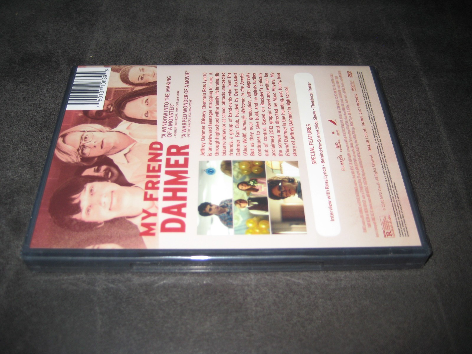 MY FRIEND DAHMER (DVD 2017) BRAND NEW – R -WS – BASED ON TRUE EVENTS – DRAMA
