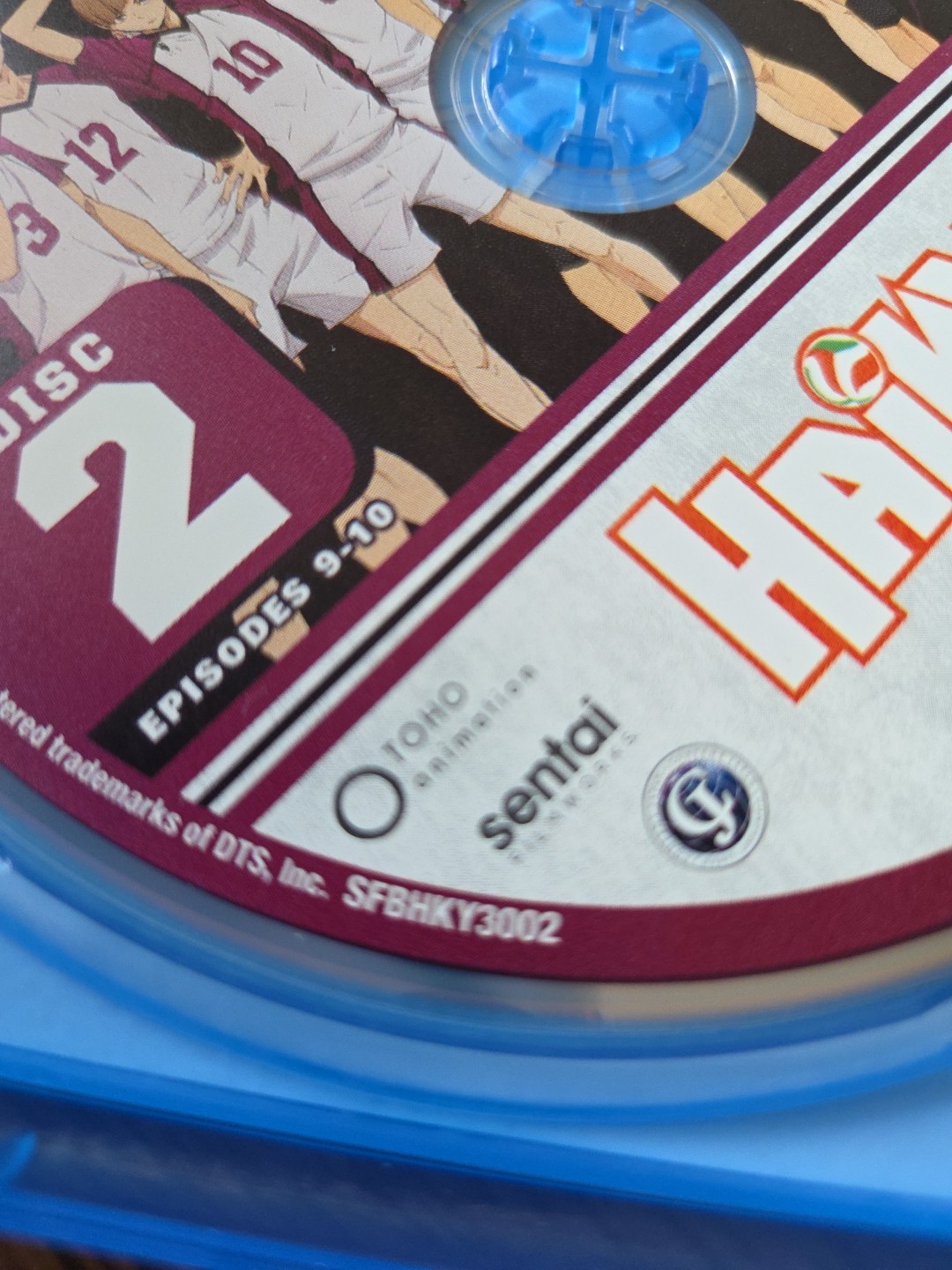 Haikyu Season 3 – Blu-ray 1 Disc Incomplete Set. Episodes 9-10 Only 1 Disk