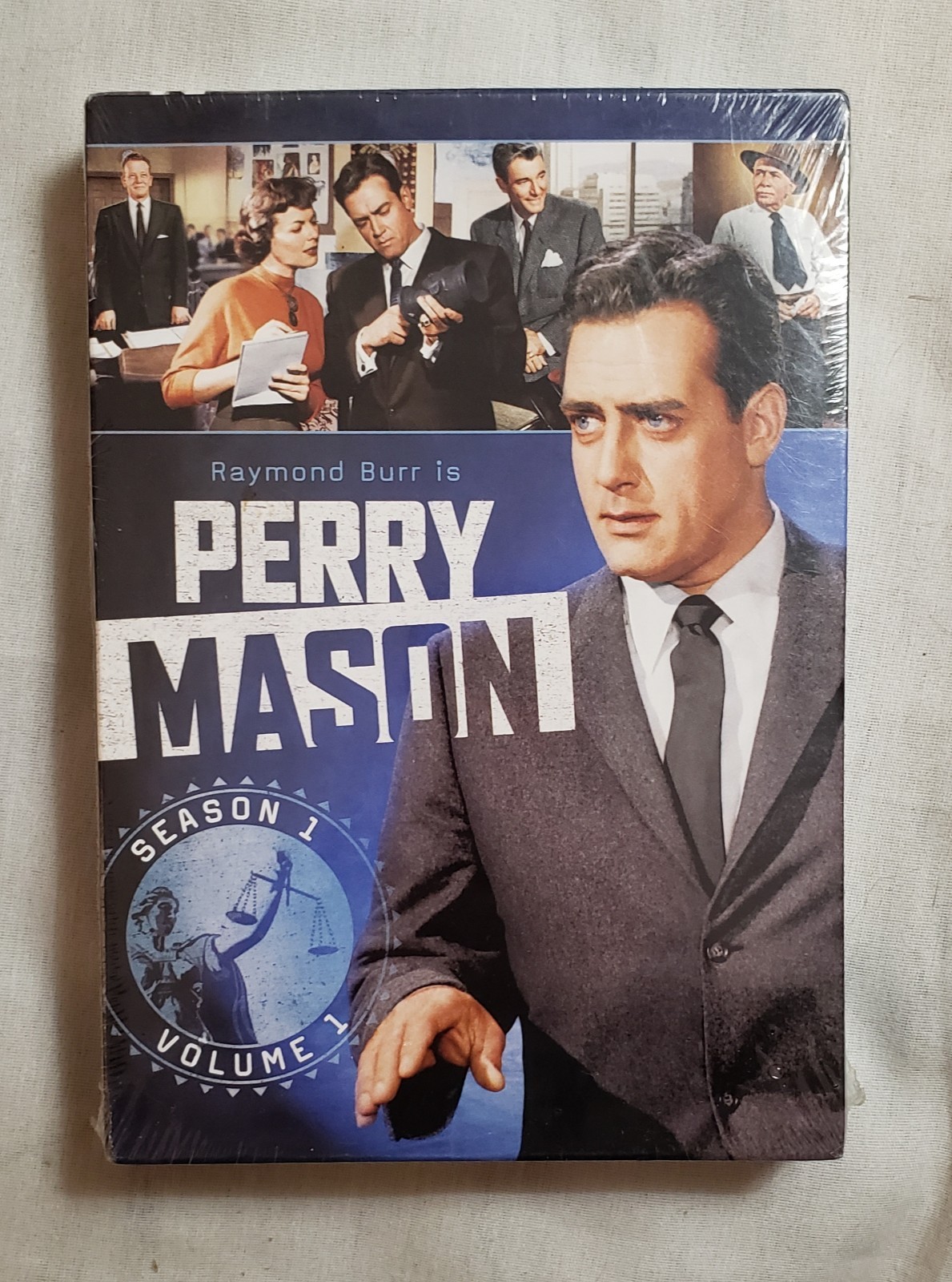 Perry Mason: Season 1 Volume 1 (DVD, 1957) CBS NR B/W 16 Hrs 38 min SEALED