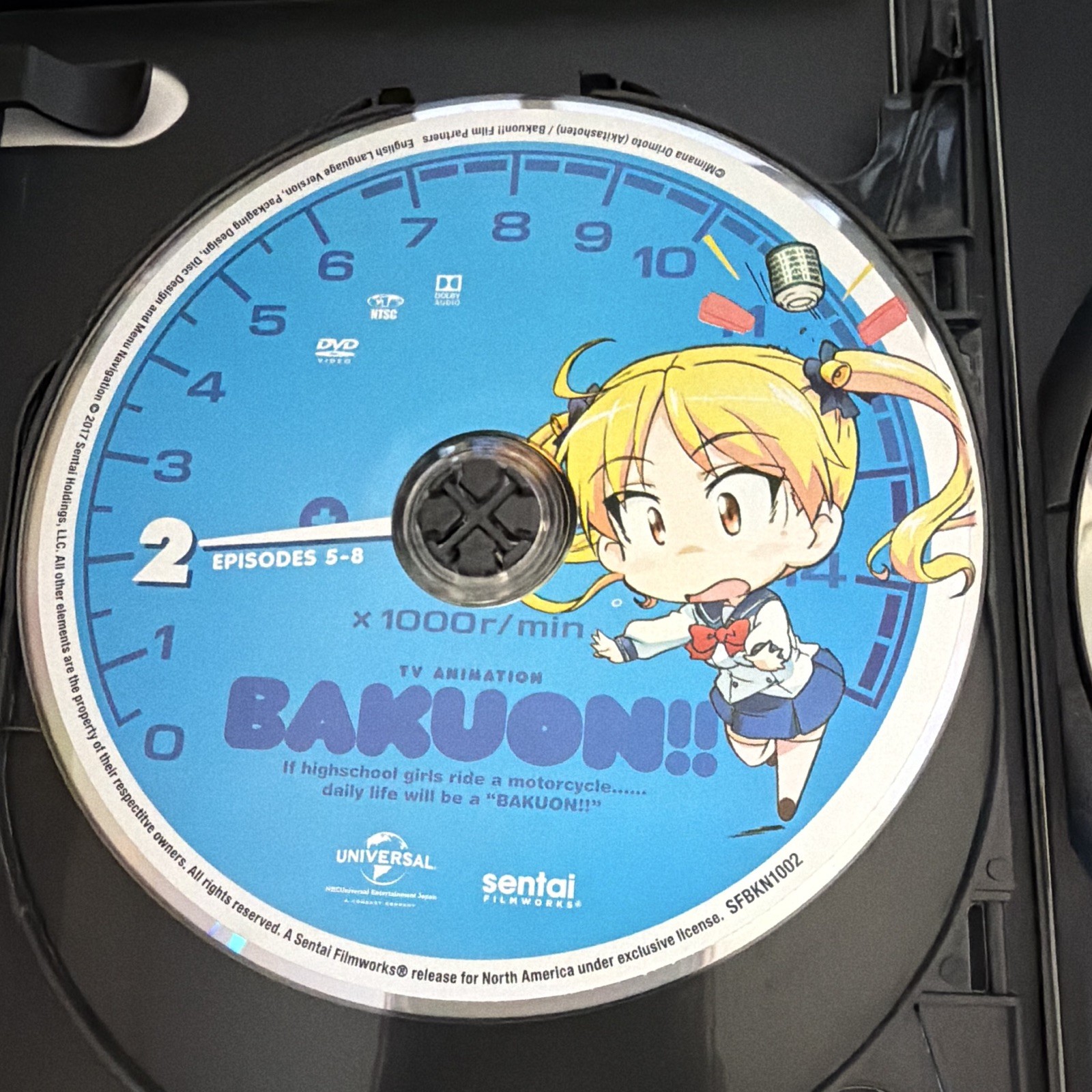 Sentai Filmworks Bakuon!! Complete Collection DVD TV Series 3-Disc