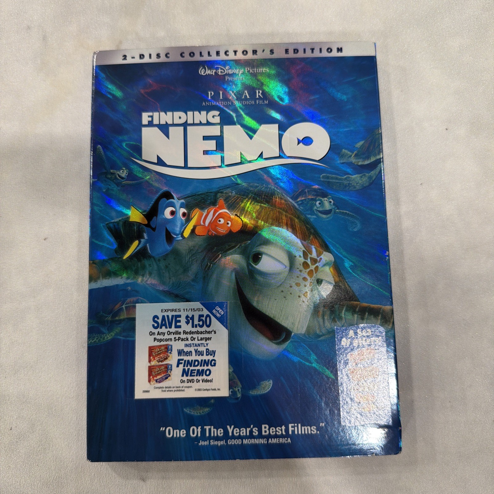 Finding Nemo (2-DVD Set, 2003) Collectors Edition Great Condition w/Slipcover