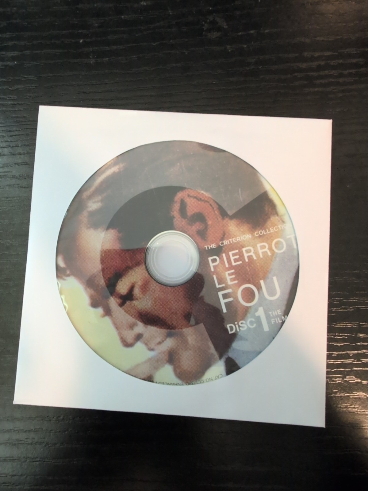 Pierrot le Fou Criterion Collection DVD – DISC ONLY