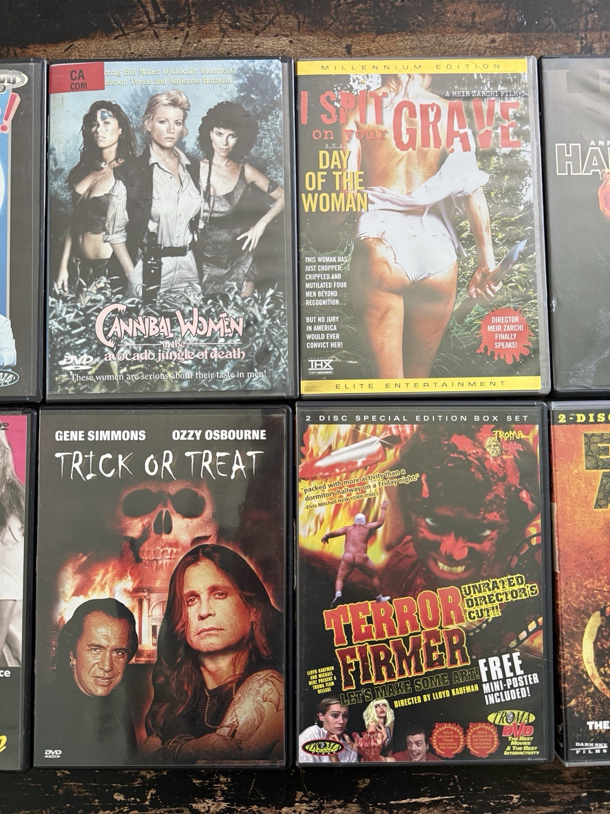 Horror And Cult Classic DVD Lot Some Rare Some Not All Great! 14 In All