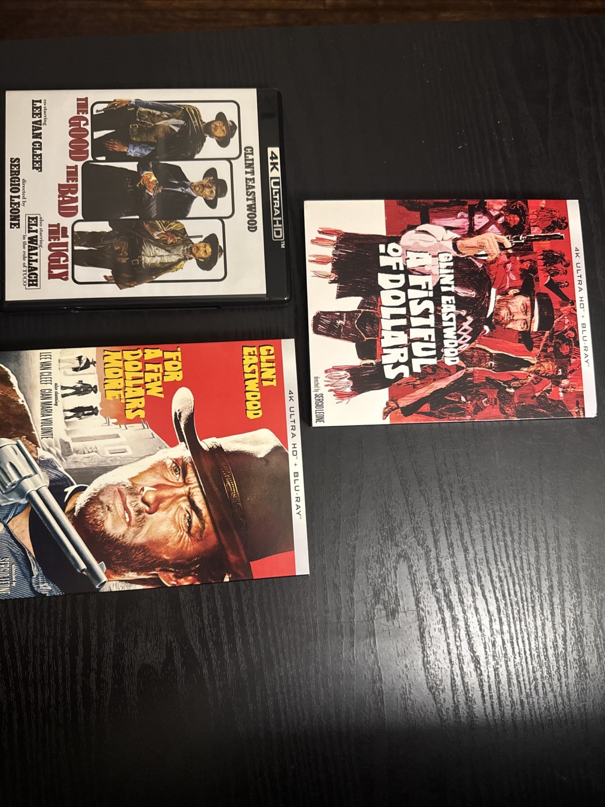 A Fistful of Dollars Trilogy Ultra 4k Blu-ray