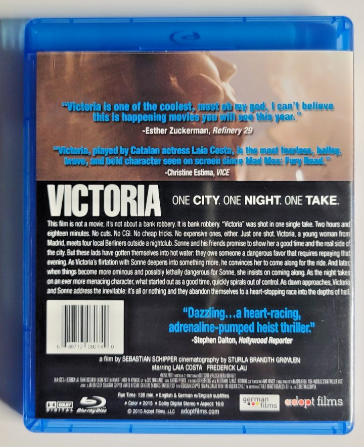 Victoria (Blu-ray, 2015) US