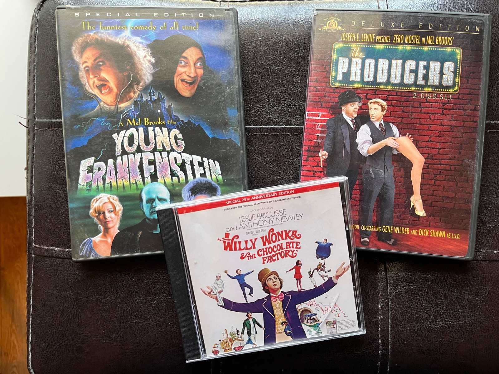 gene wilder dvds and willy wonka cd soundtrack