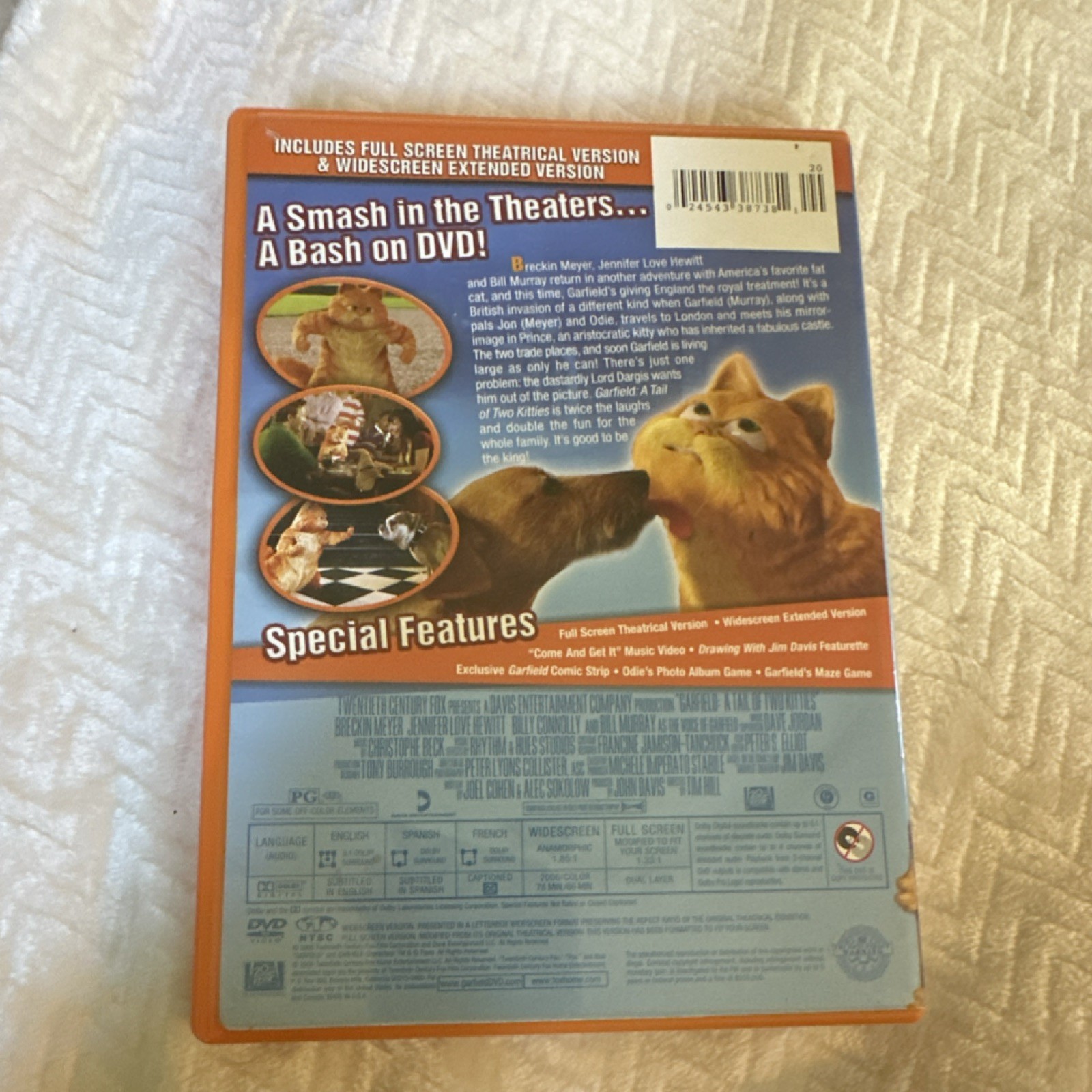 20th Century Fox Garfield: A Tail of Two Kitties Widescreen DVD PG 78min Murray