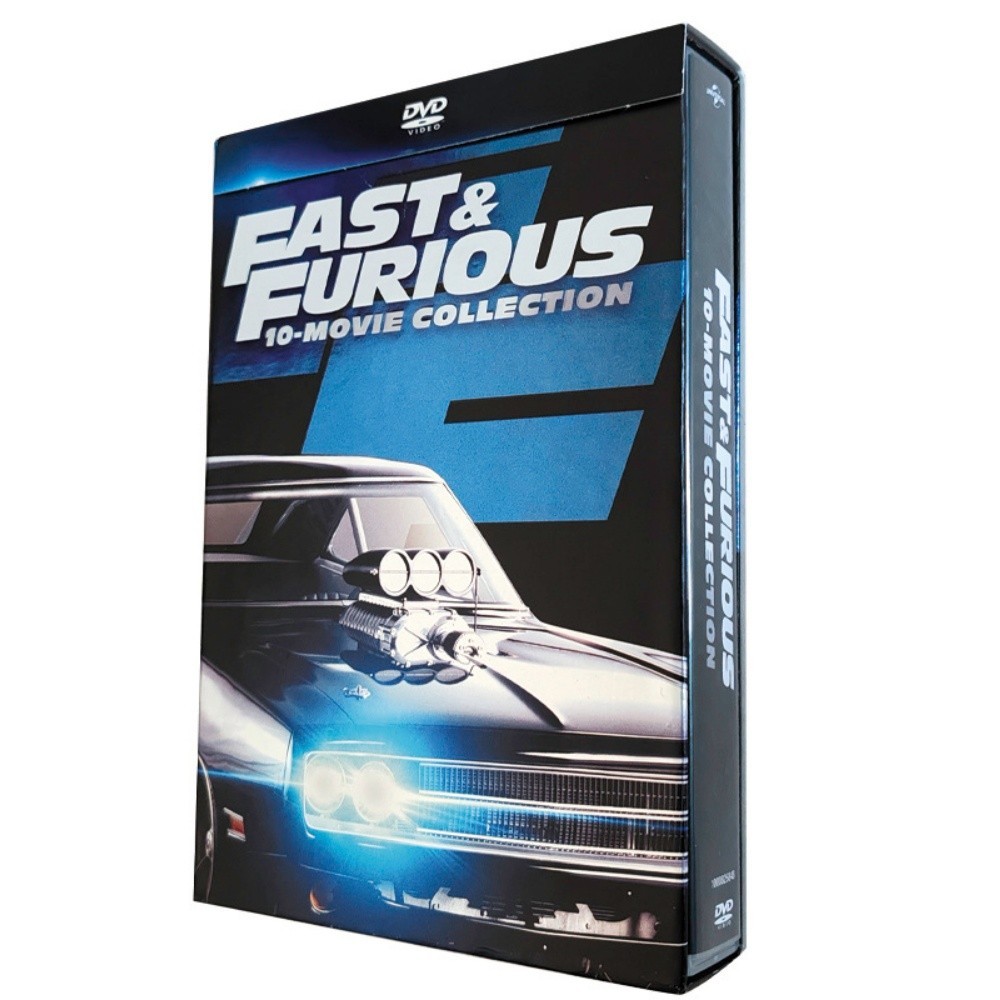 Fast and Furious 10-Movie Film 1-10 Collection ( DVD 10-Discs ) *BRAND NEW*