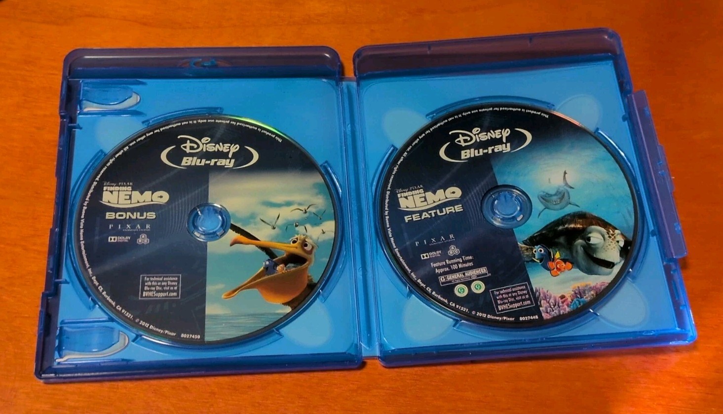 Finding Nemo Blu-ray Disney Pixar Albert Brooks Andrew Stanton Ellen Degeneres