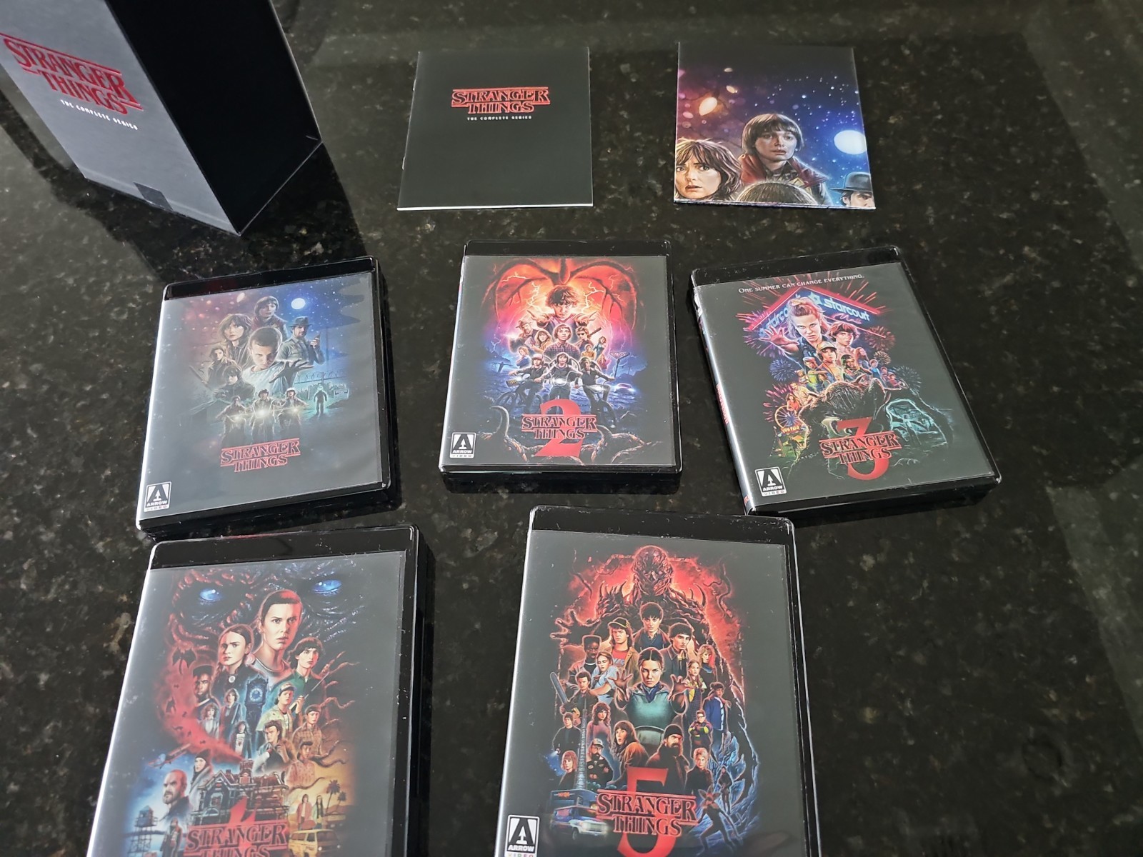 Stranger Things The Complete Series 4K Blu-ray + Slipbox – Like New