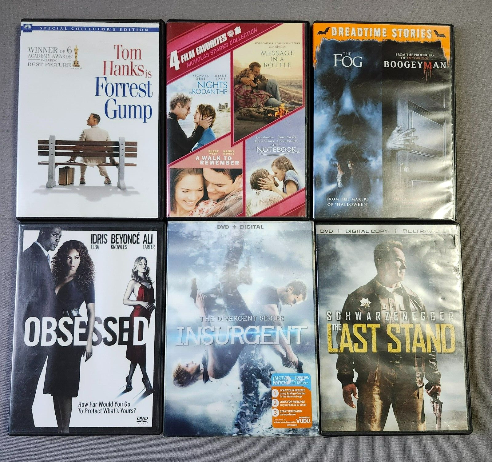 DVDs Lot Of 12 Action/Comedy/Horror/Romantic