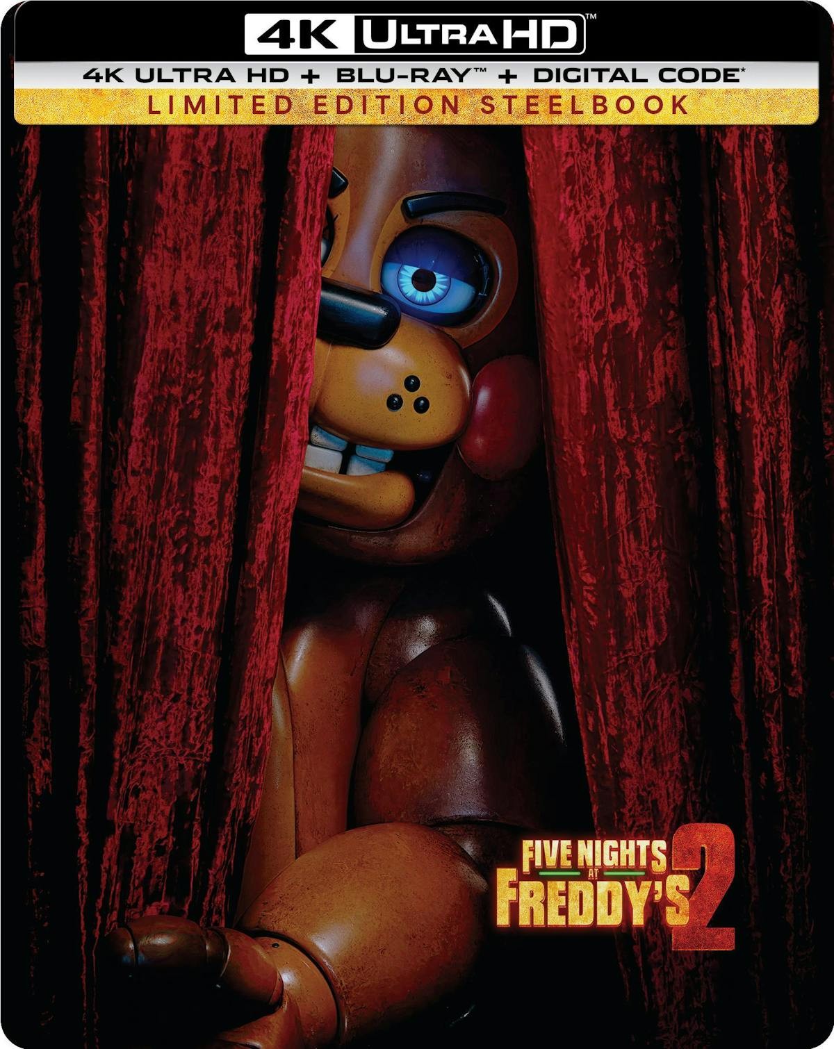 Five Nights at Freddy’s 2 4K UHD Blu-ray Steelbook NEW