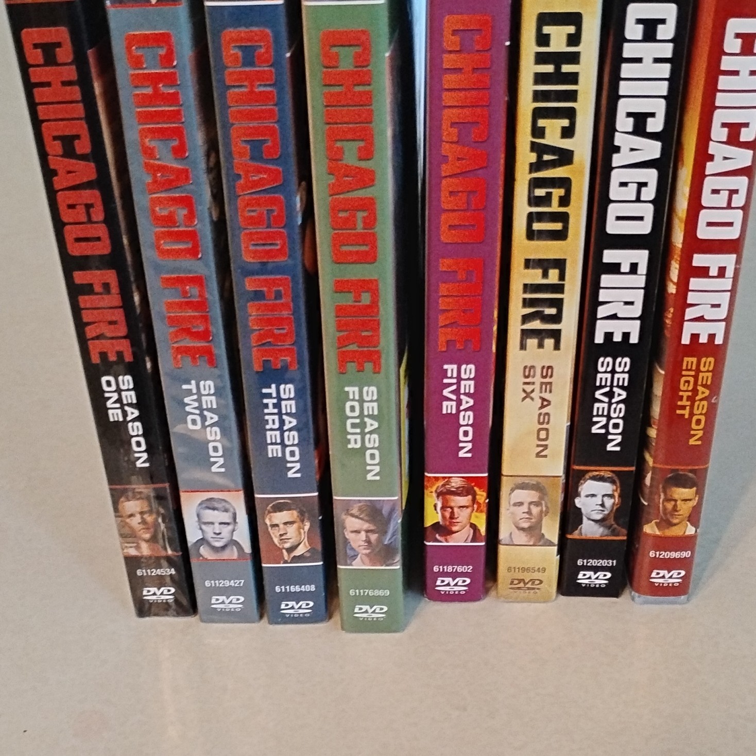 Chicago Fire Seasons 1-8 DVD Set Bonus Features Drama Action NTSC Widescreen
