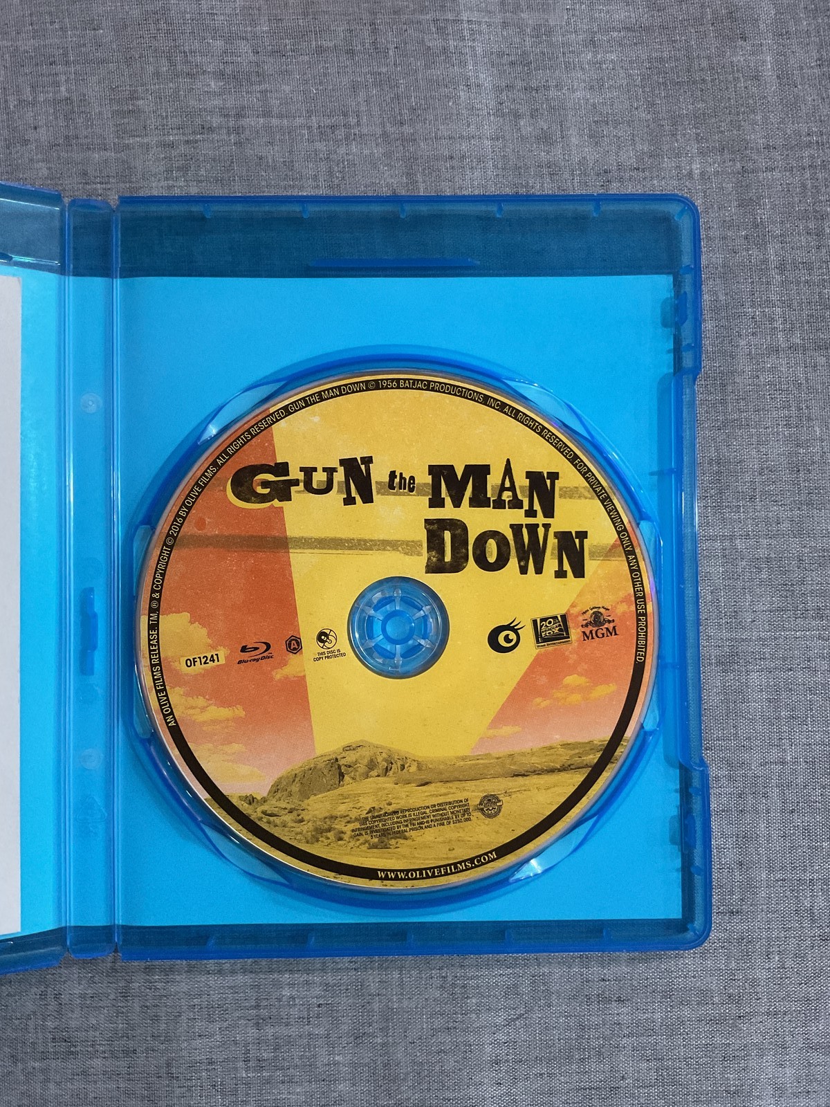 Gun the Man Down Blu-ray James Arness 1956 Western Olive Films MGM 1.85:1