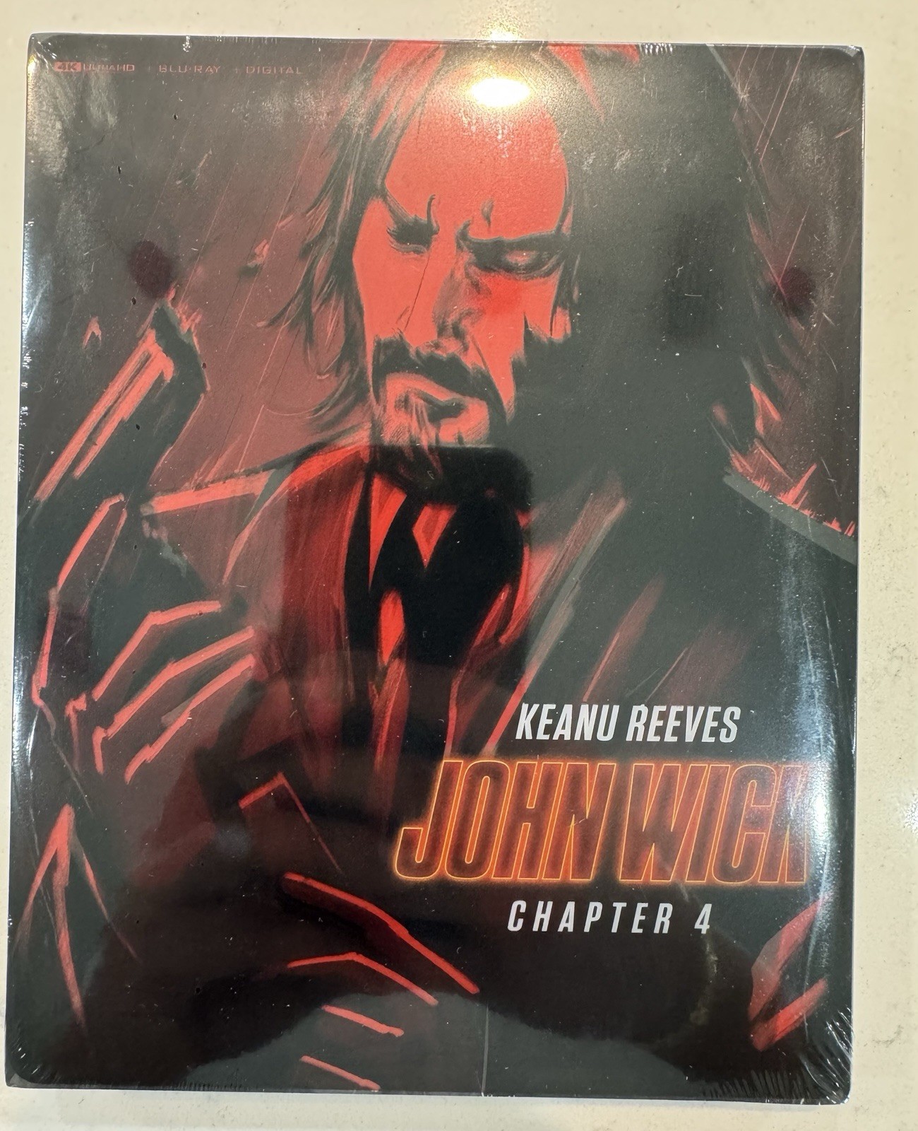 John Wick Chapter 4 Ultra HD + Blue-ray 4K Steelbook Sealed Unopened Brand New