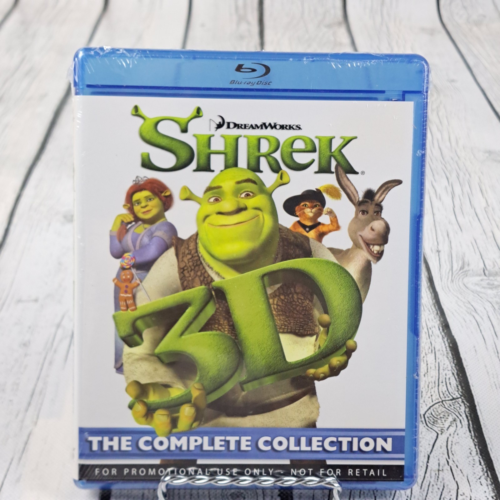 Shrek The Complete 3D Collection Blu-Ray 2010 4 Disc Set Promo NEW