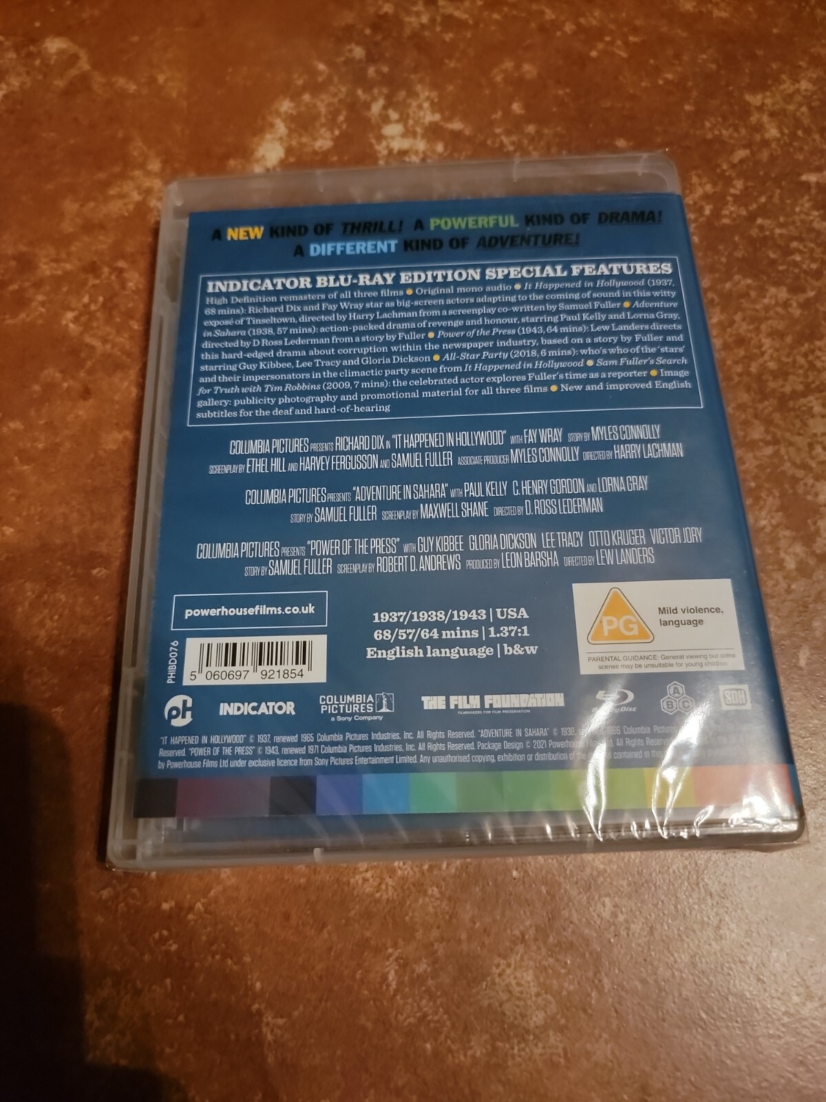 Samuel Fuller: Storyteller Volume One – Indicator – 3 Films Blu-ray All Region
