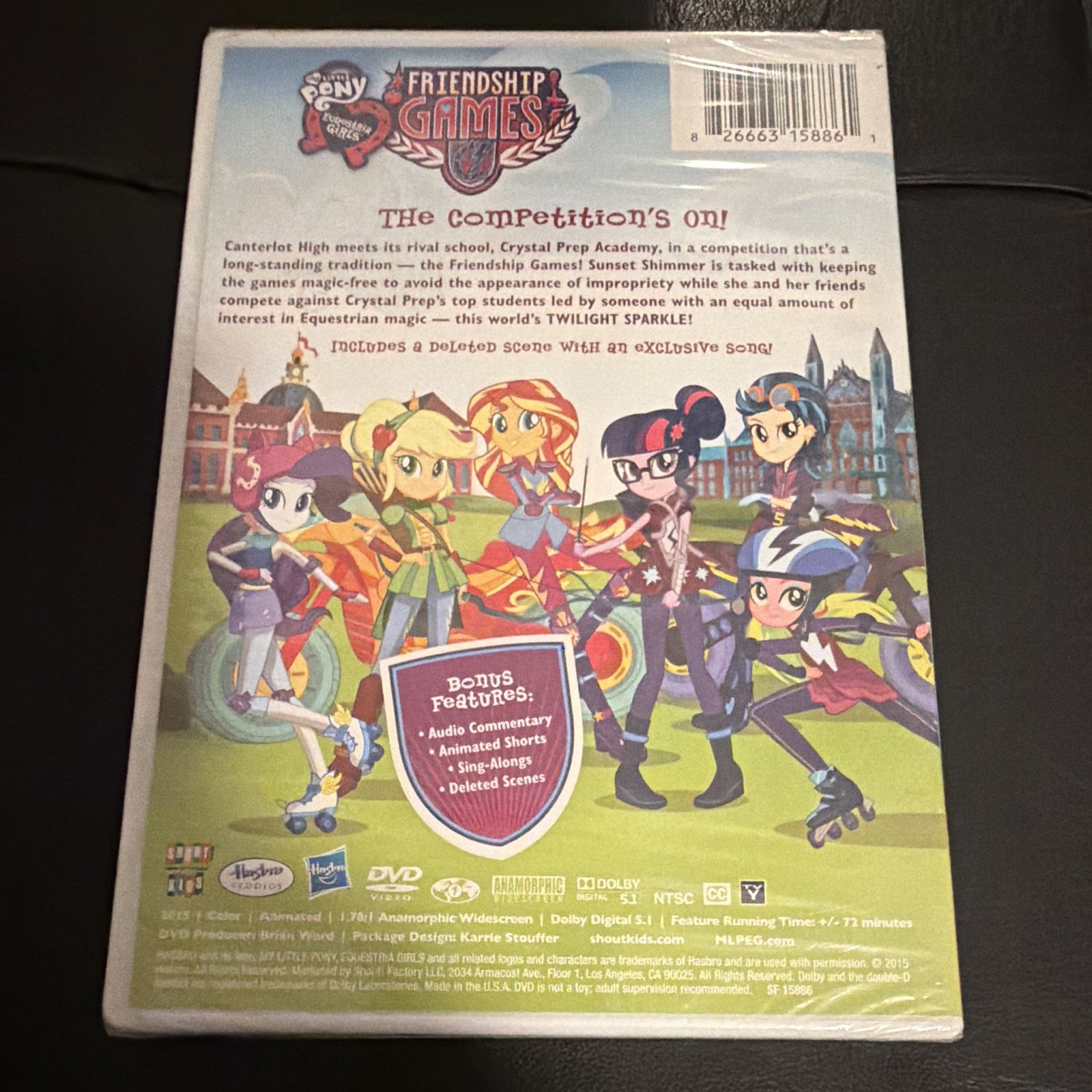 My Little Pony Equestria Girls Friendship Games DVD Widescreen 2015 72 min