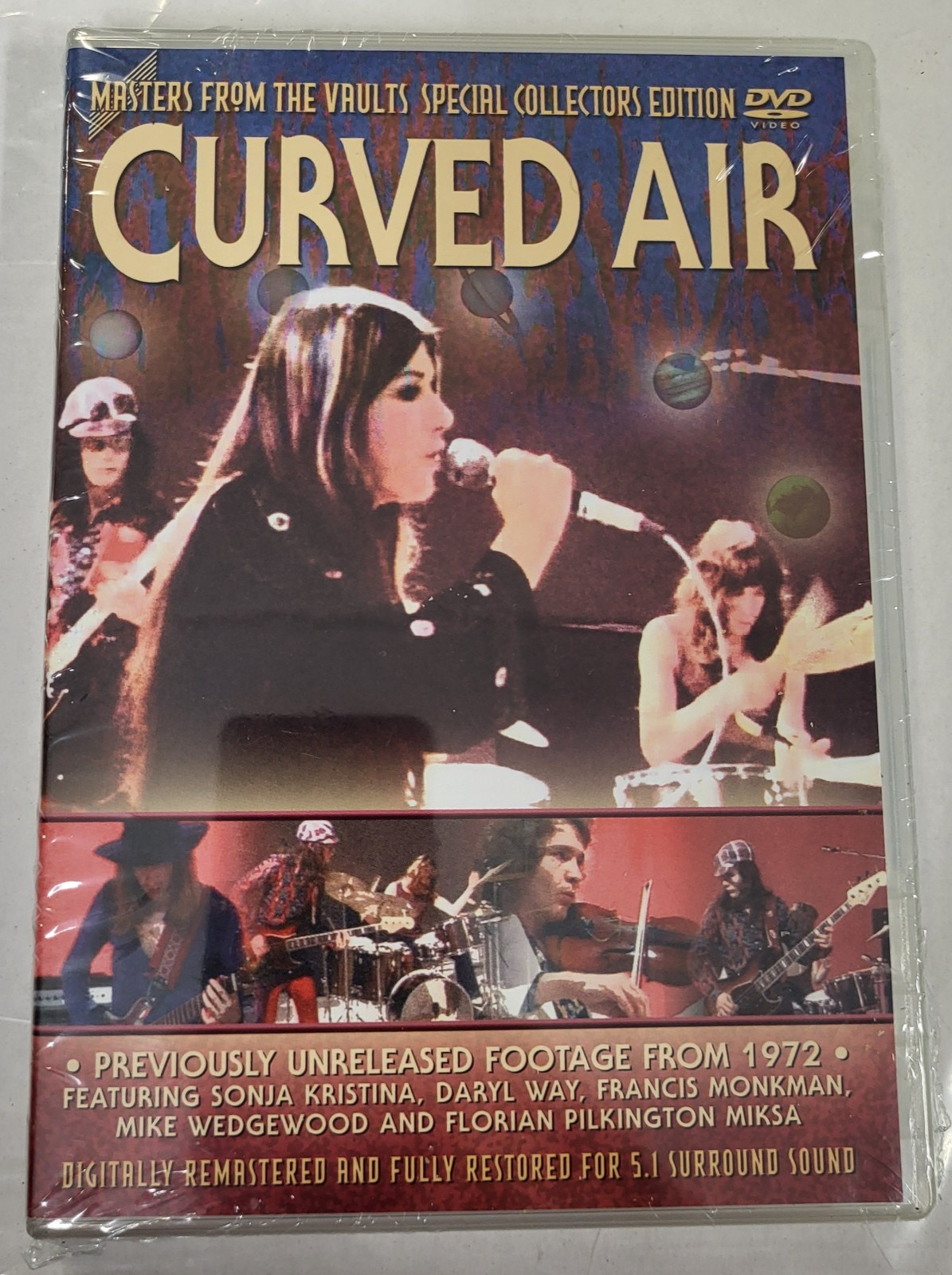 Curved Air Masters Of The Vaults Special Collectors Edition DVD Brand New Sealed